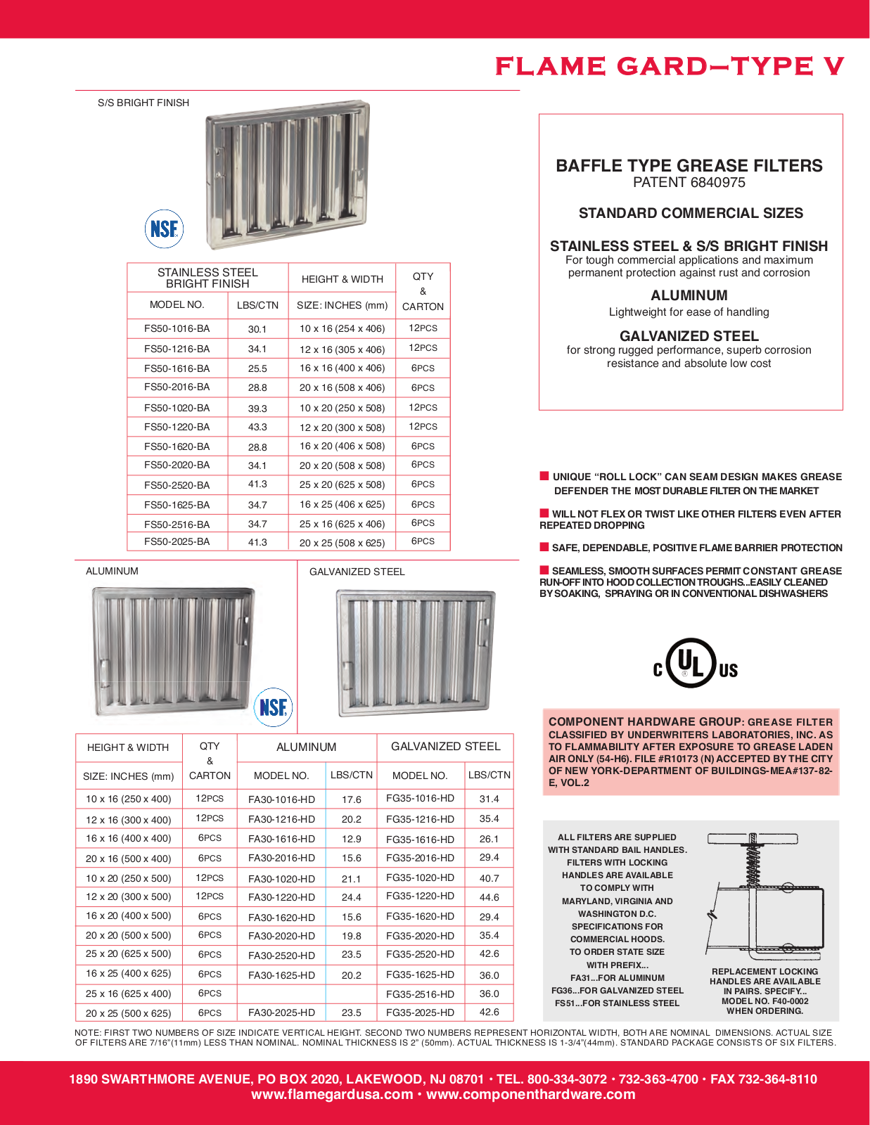 Flame Gard FA301220-HD User Manual