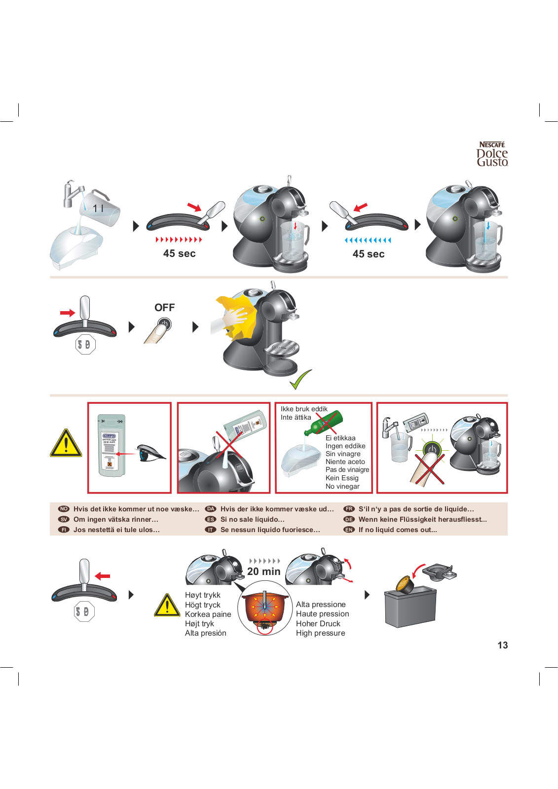 DELONGHI EDG 400 User Manual