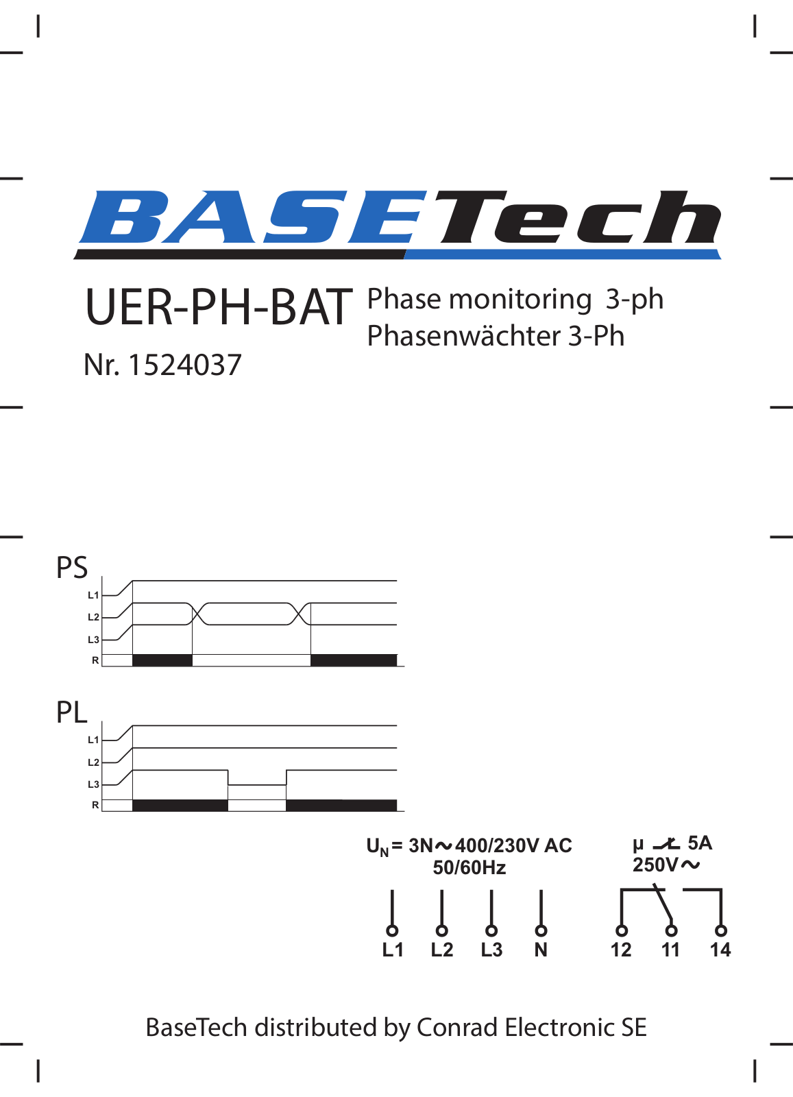 Basetech 1524037 User guide