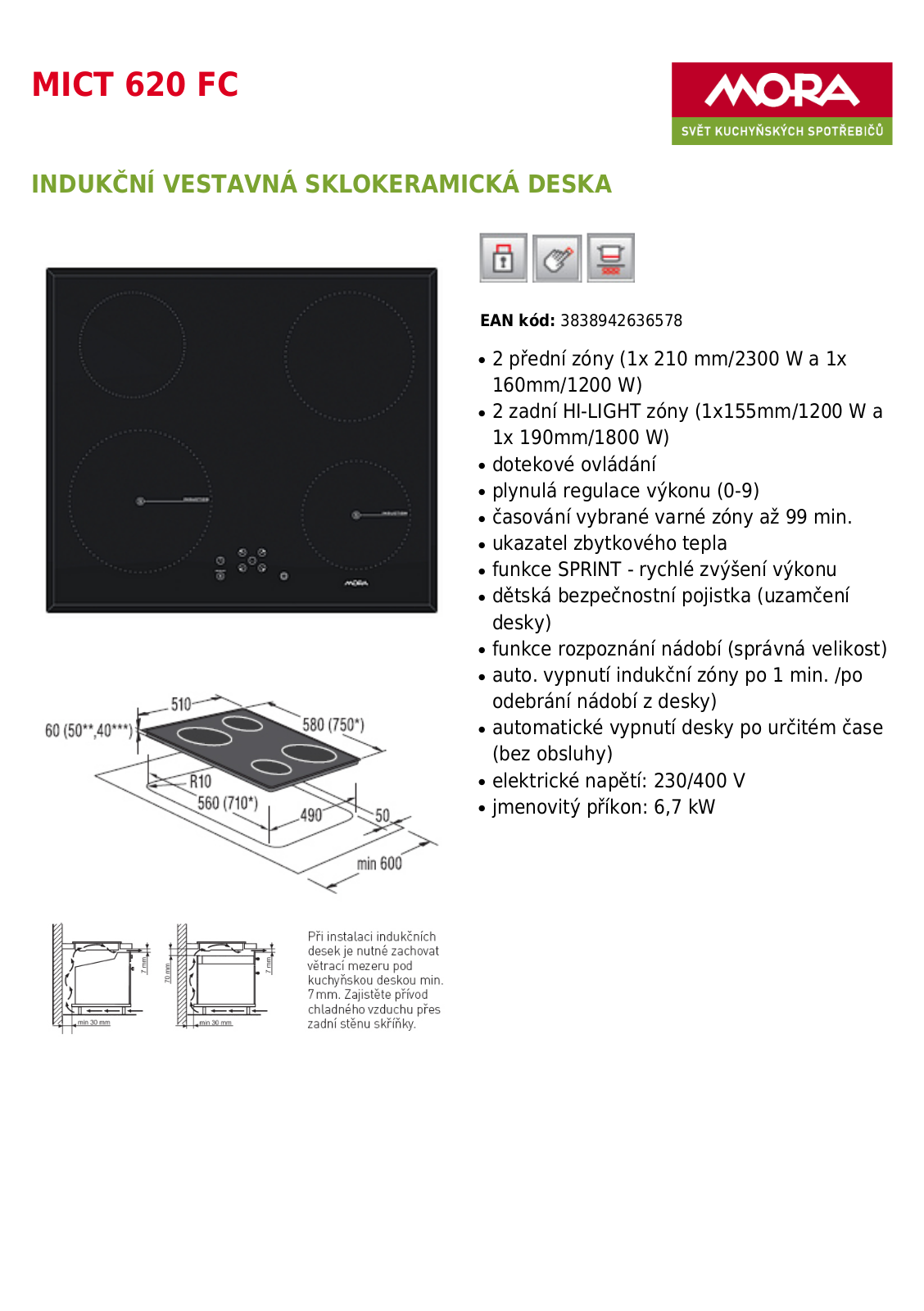 Mora MICT 620 FC User Manual