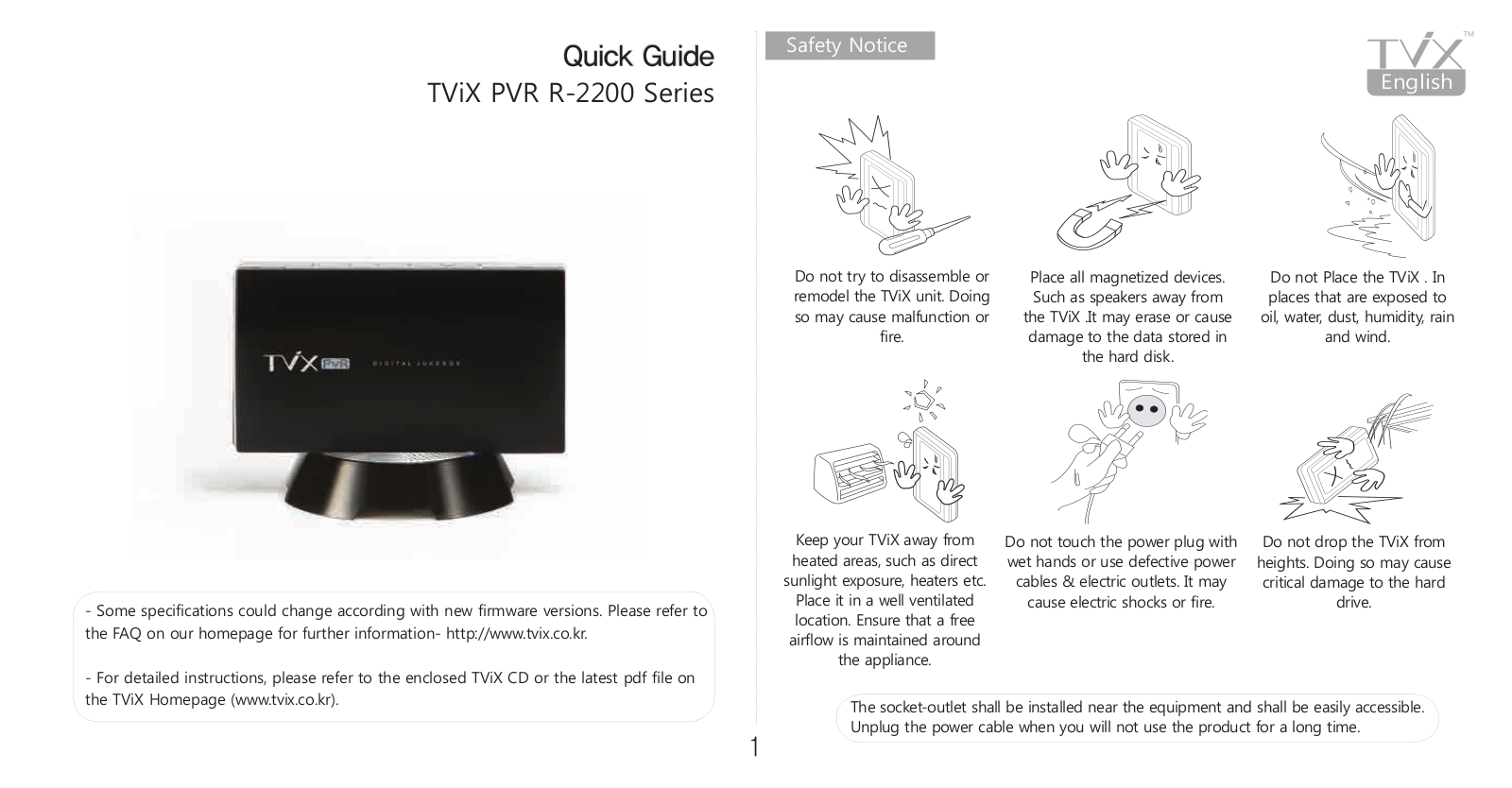 DVICO R-2230 User Manual