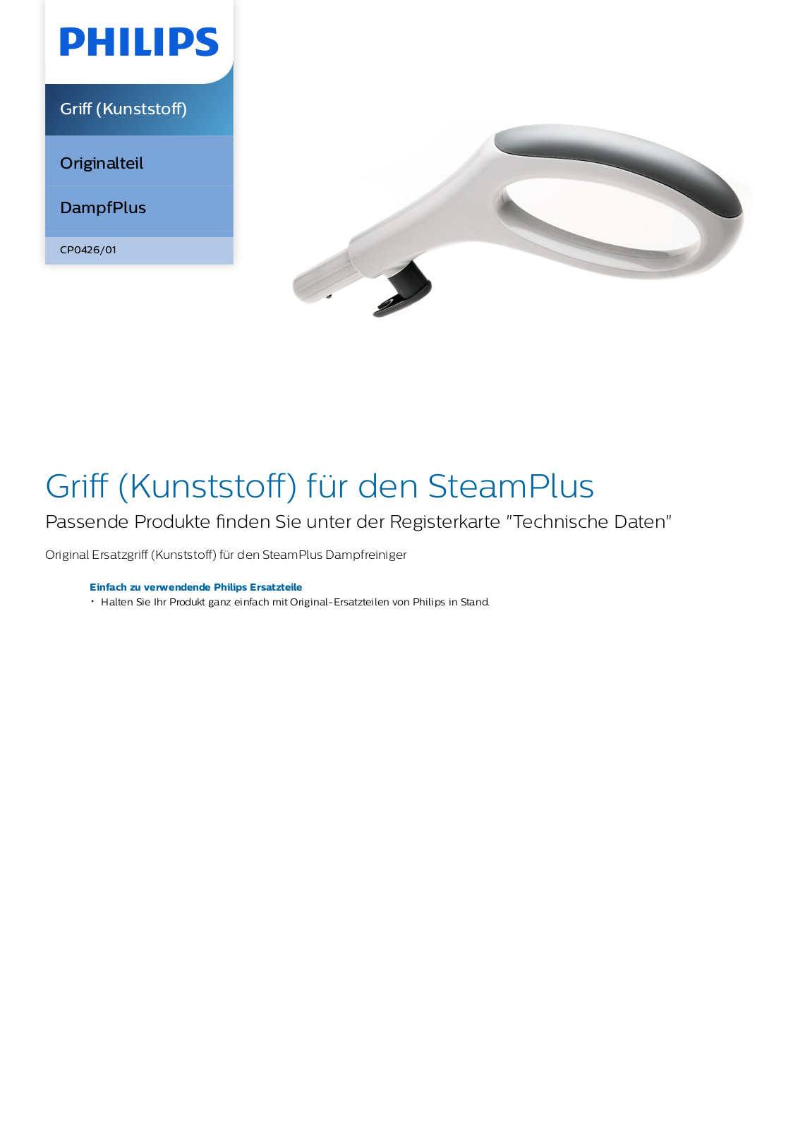 Philips CP0426/01 Leaflet - ManualMachine.com