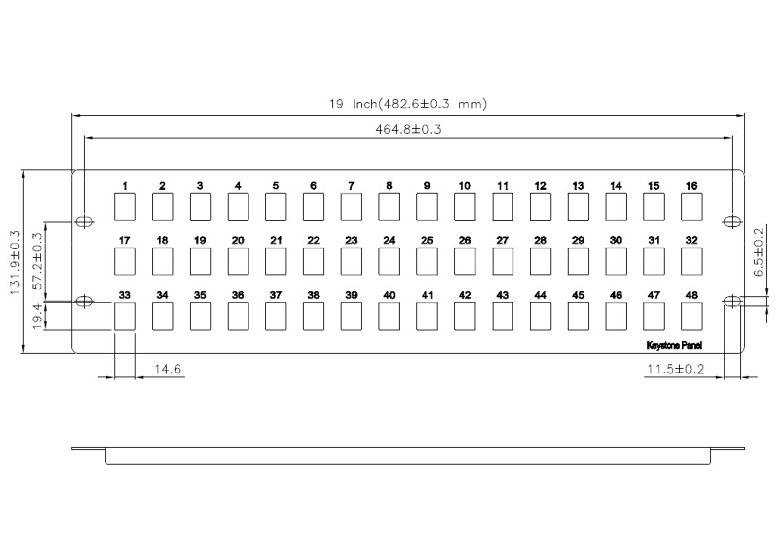 Intellinet I-KS PP-48-BK Drawing - ManualMachine.com