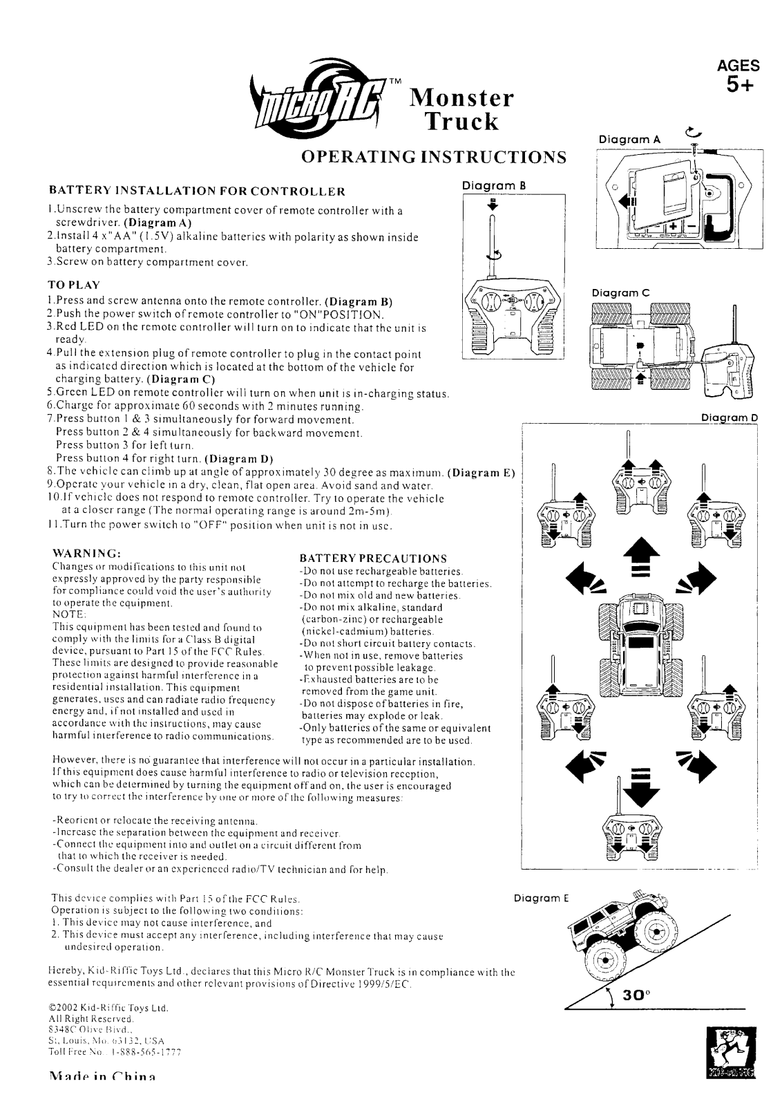 Kid Riffic Toys 1822 T49, 1822 T27, 1821 User Manual