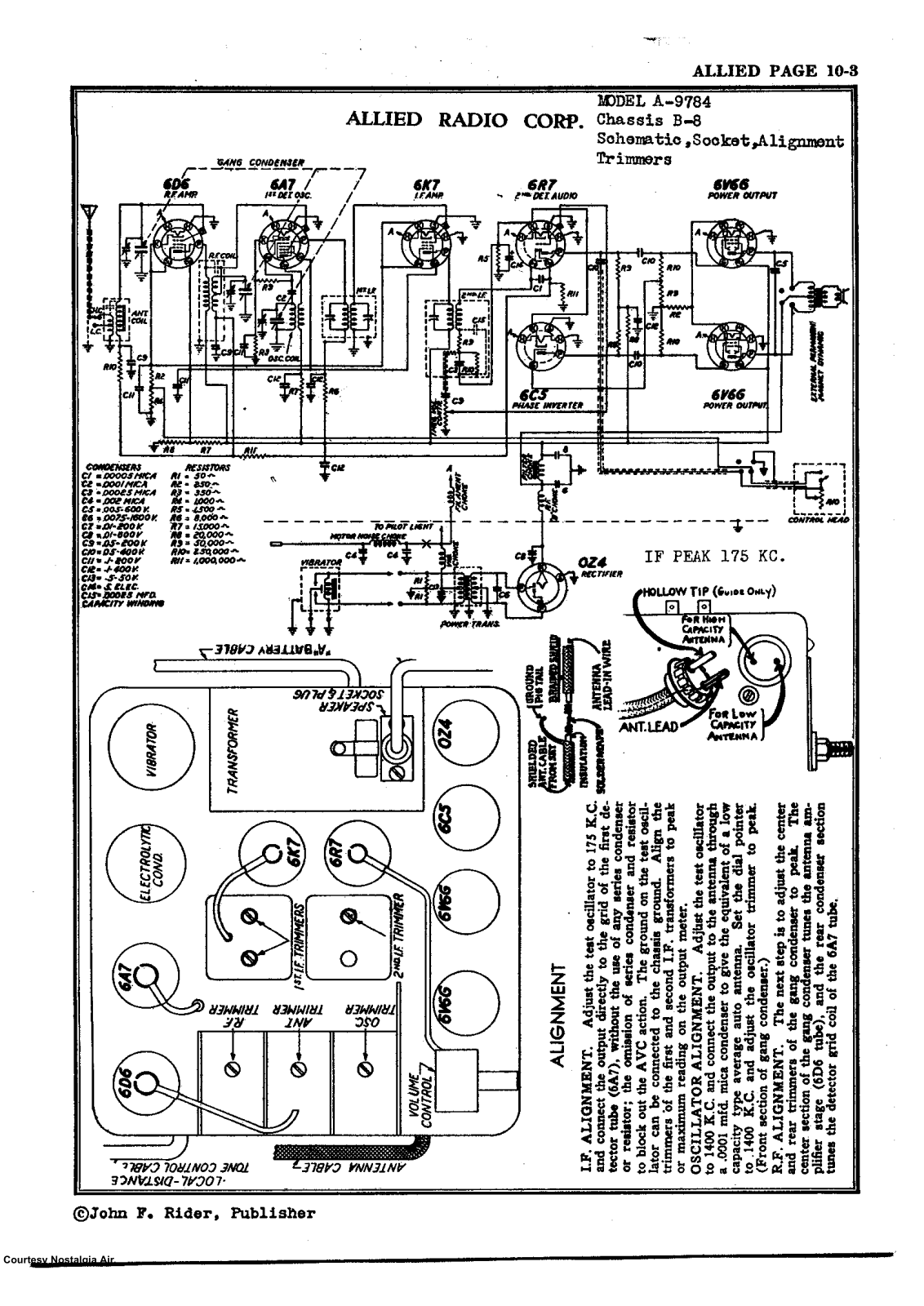 Allied Radio A9784 Schematic - ManualMachine.com