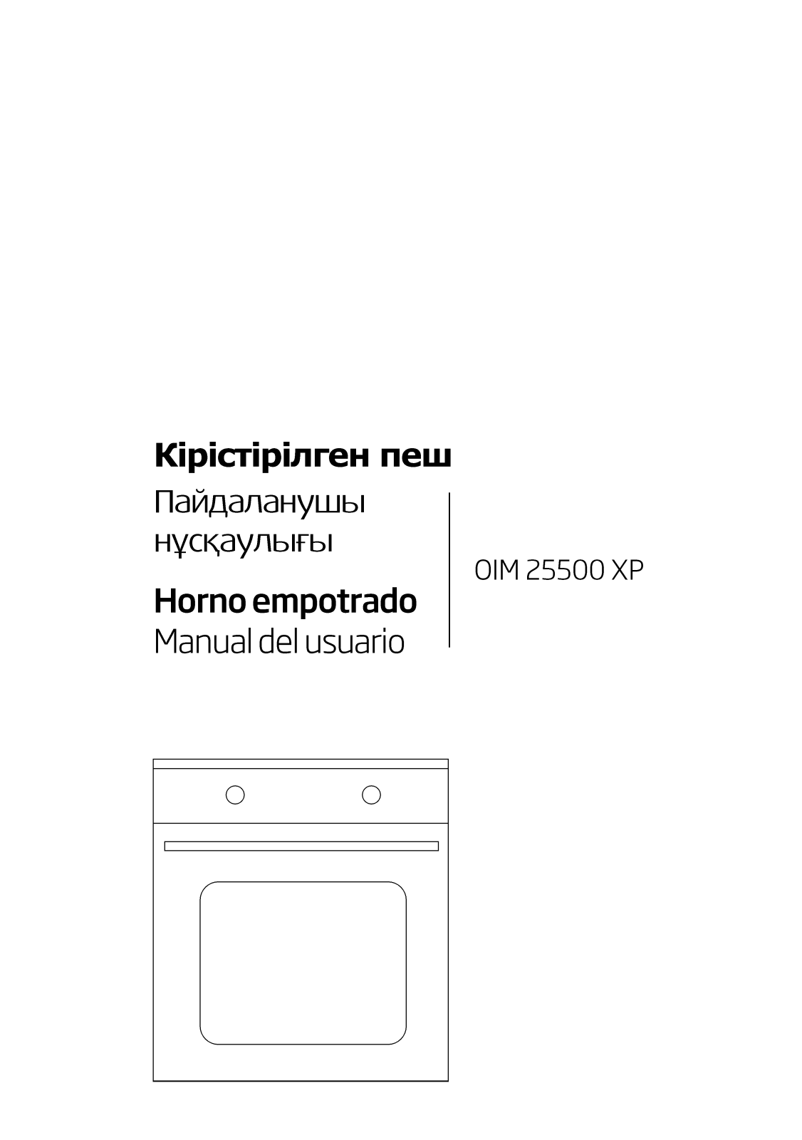 Beko OIM25500XP User manual