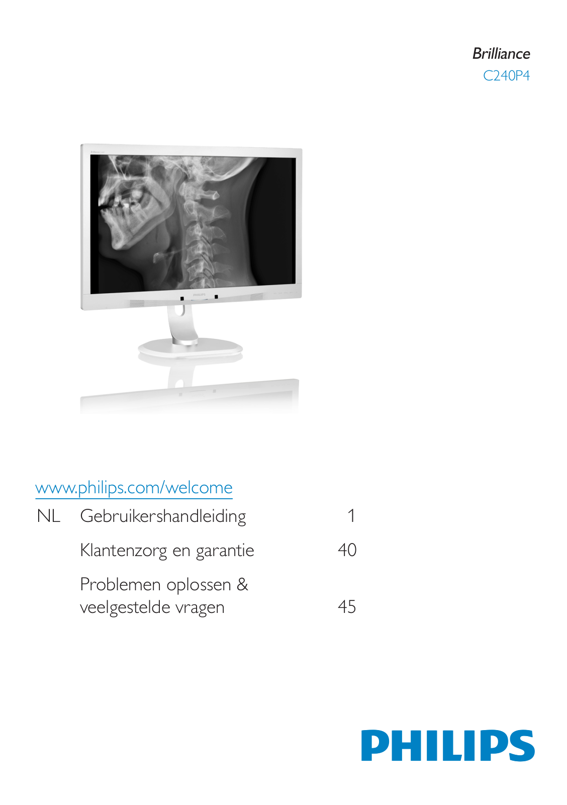 Philips C240P4 User Manual