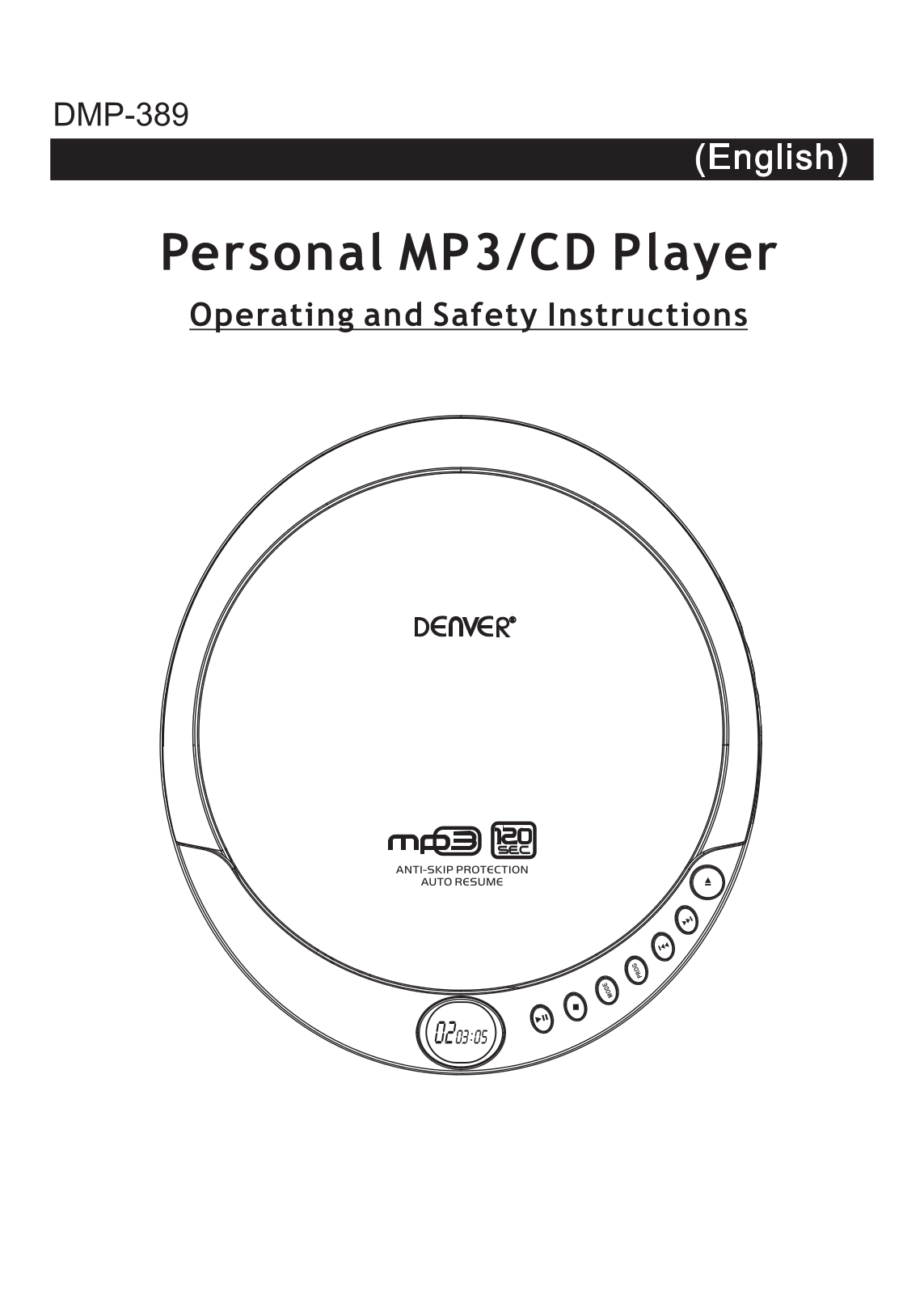 Denver DMP-389 User Guide