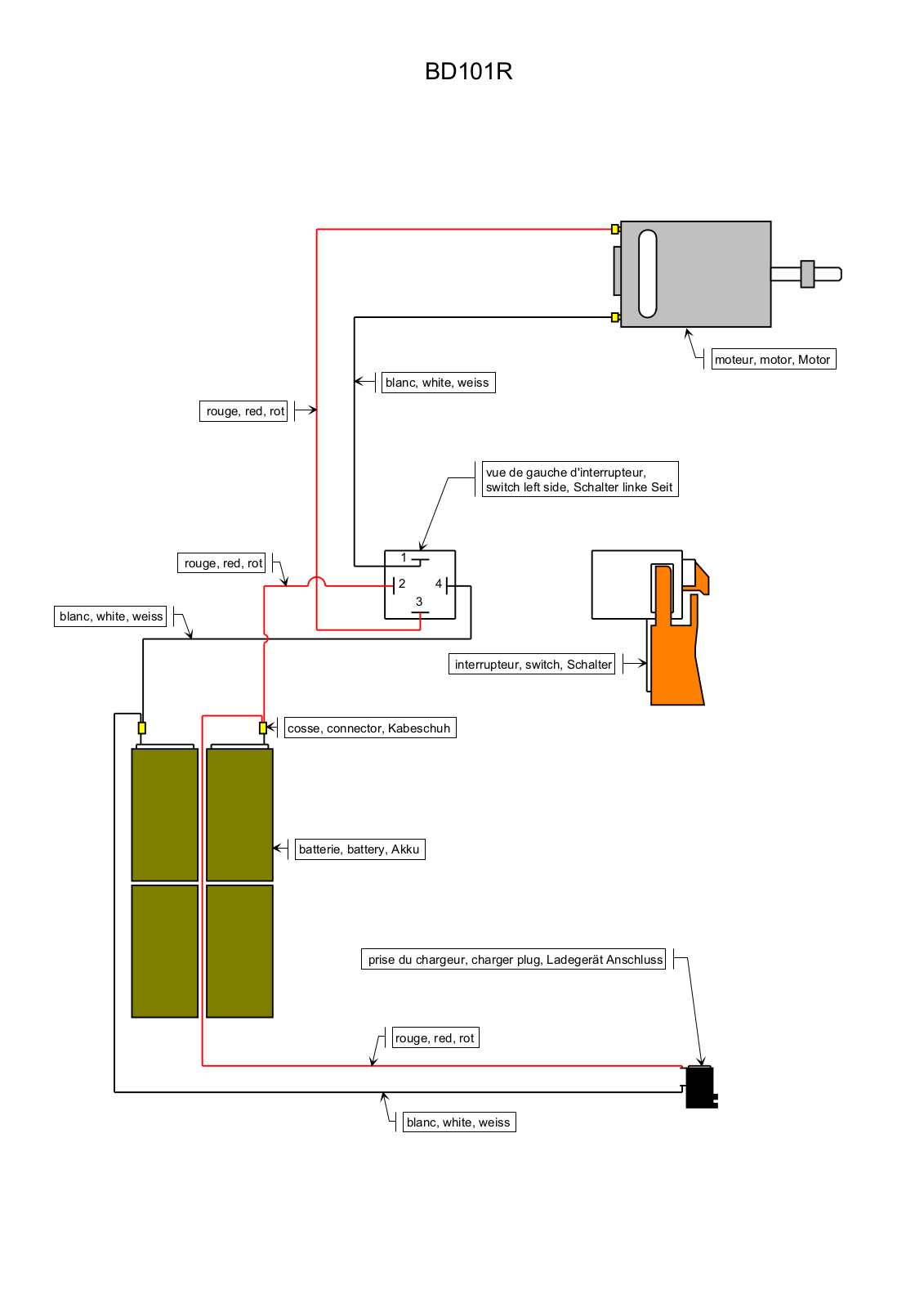 Ryobi BD101R User Manual