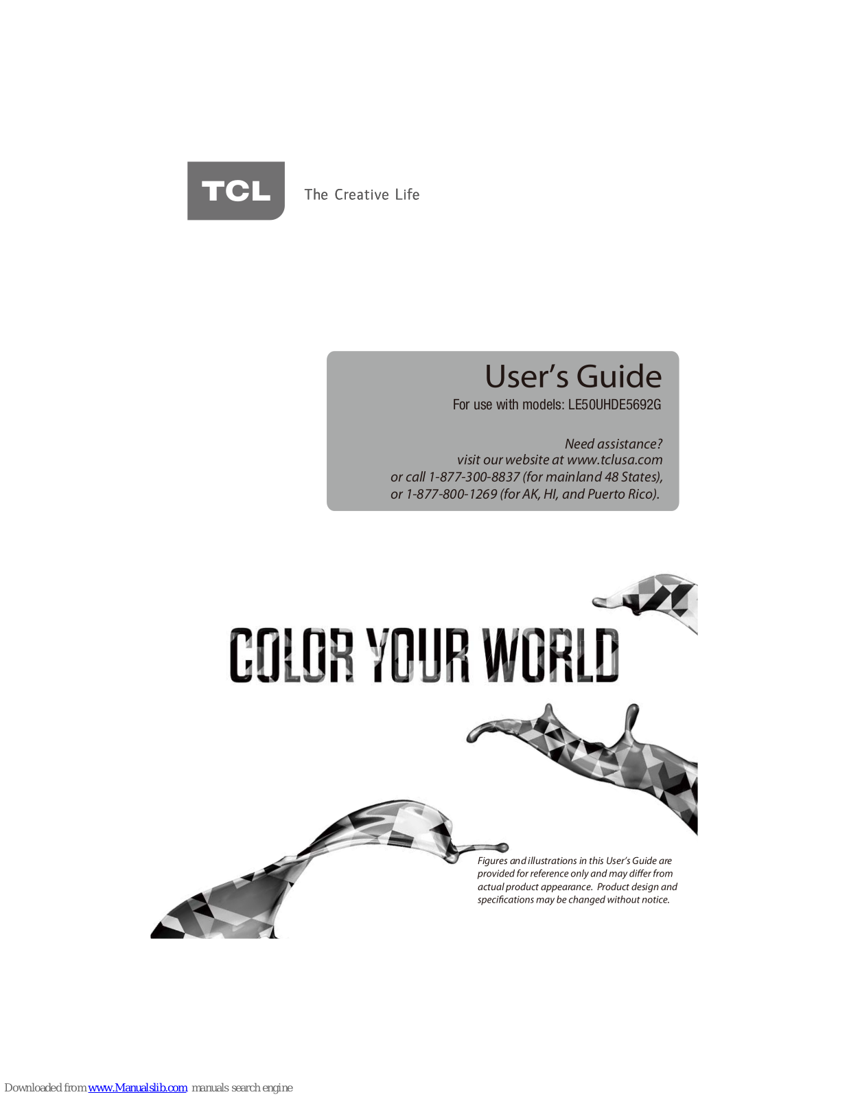 TCL LE50UHDE5692G User Manual