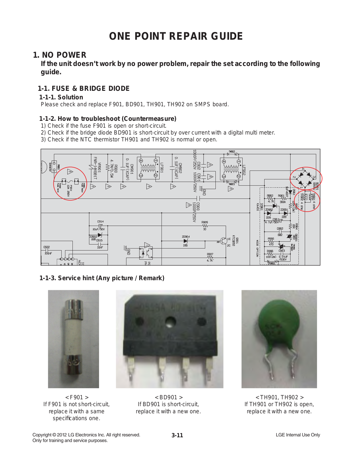 LG CM8420, CMS8520 Schematic