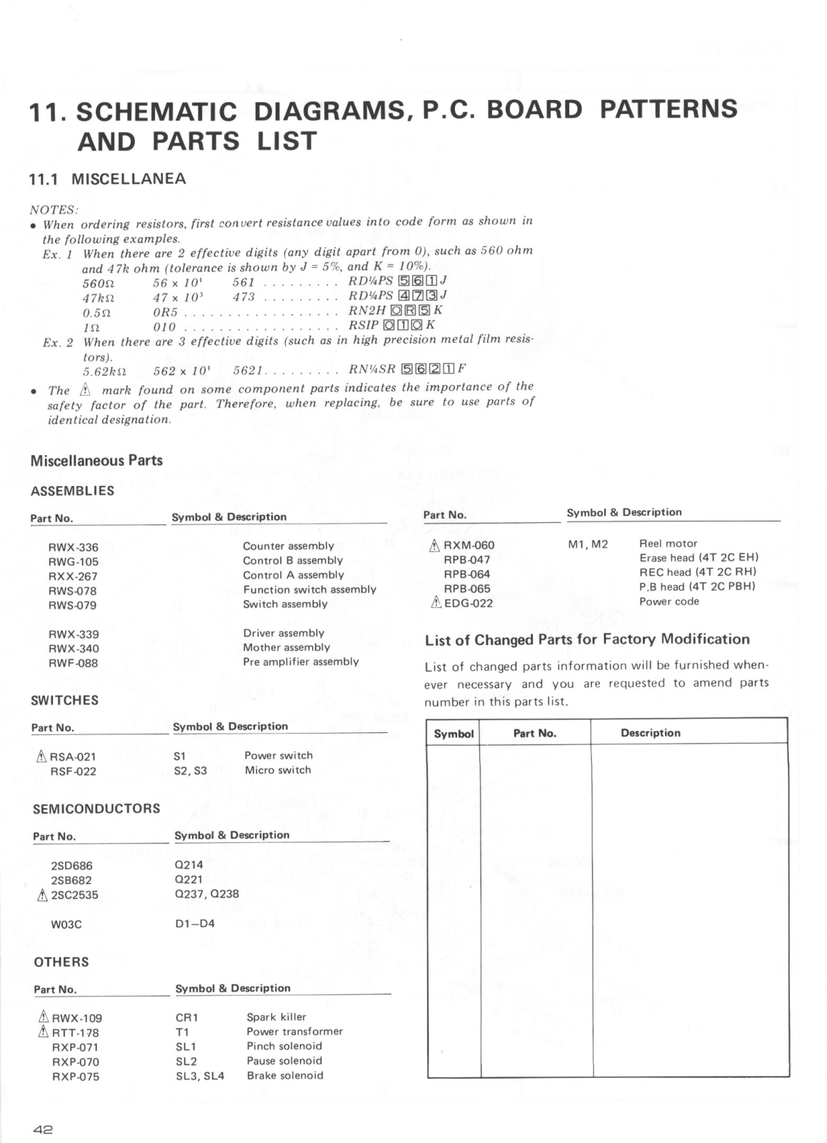 Pioneer rt-909 Schematics