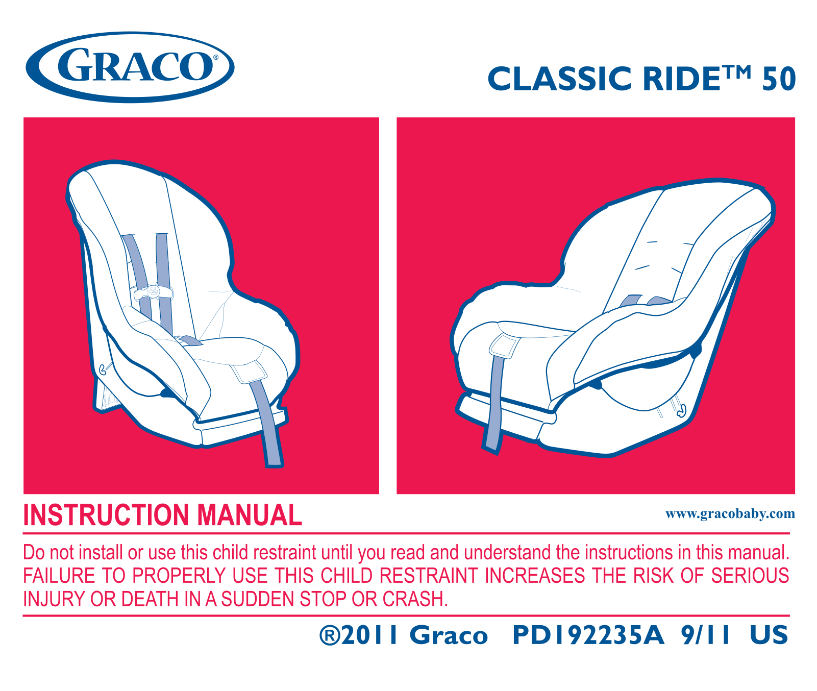 Graco PDL92235A, PD192235A User Manual