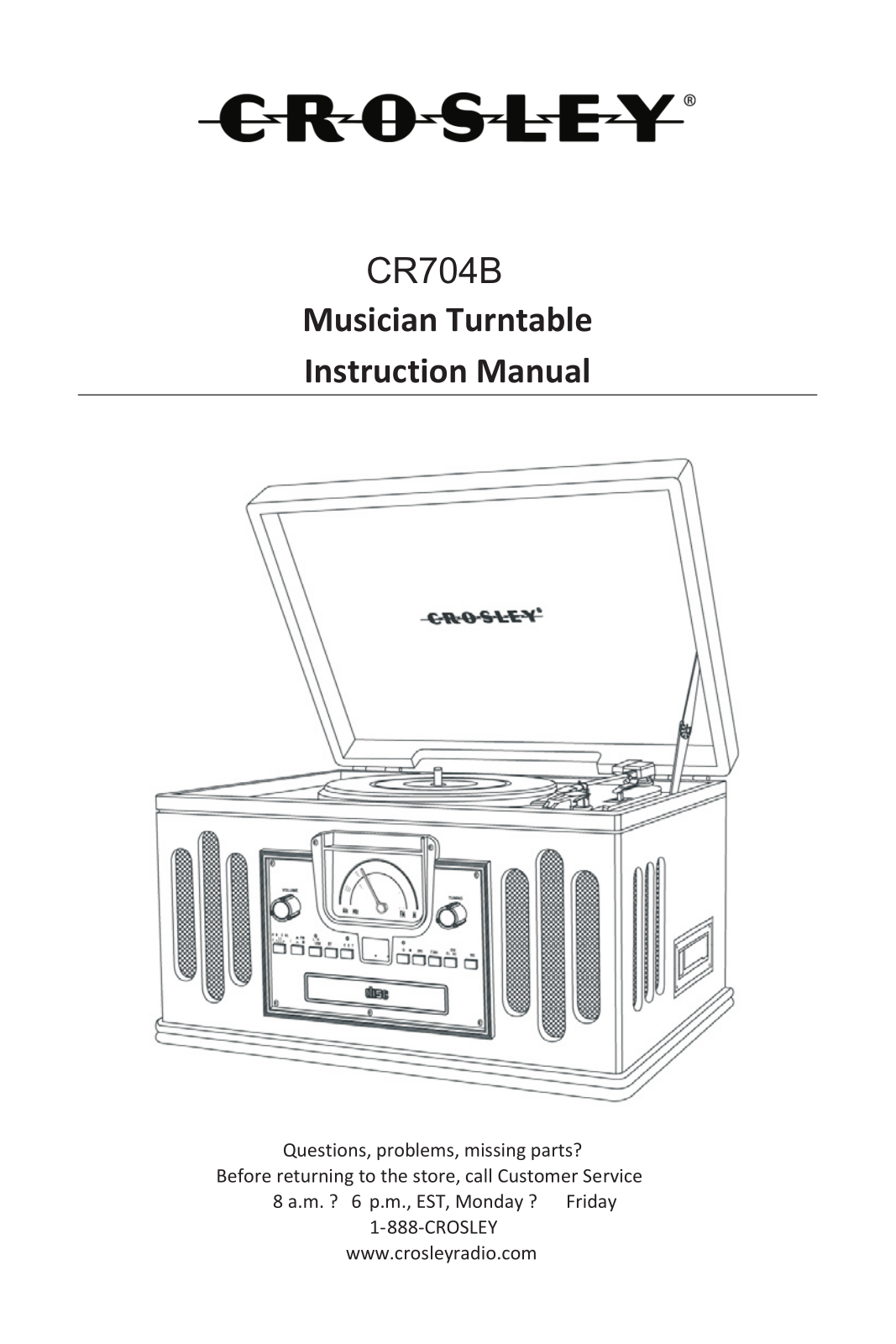 Modern Concepts CR704B User Manual