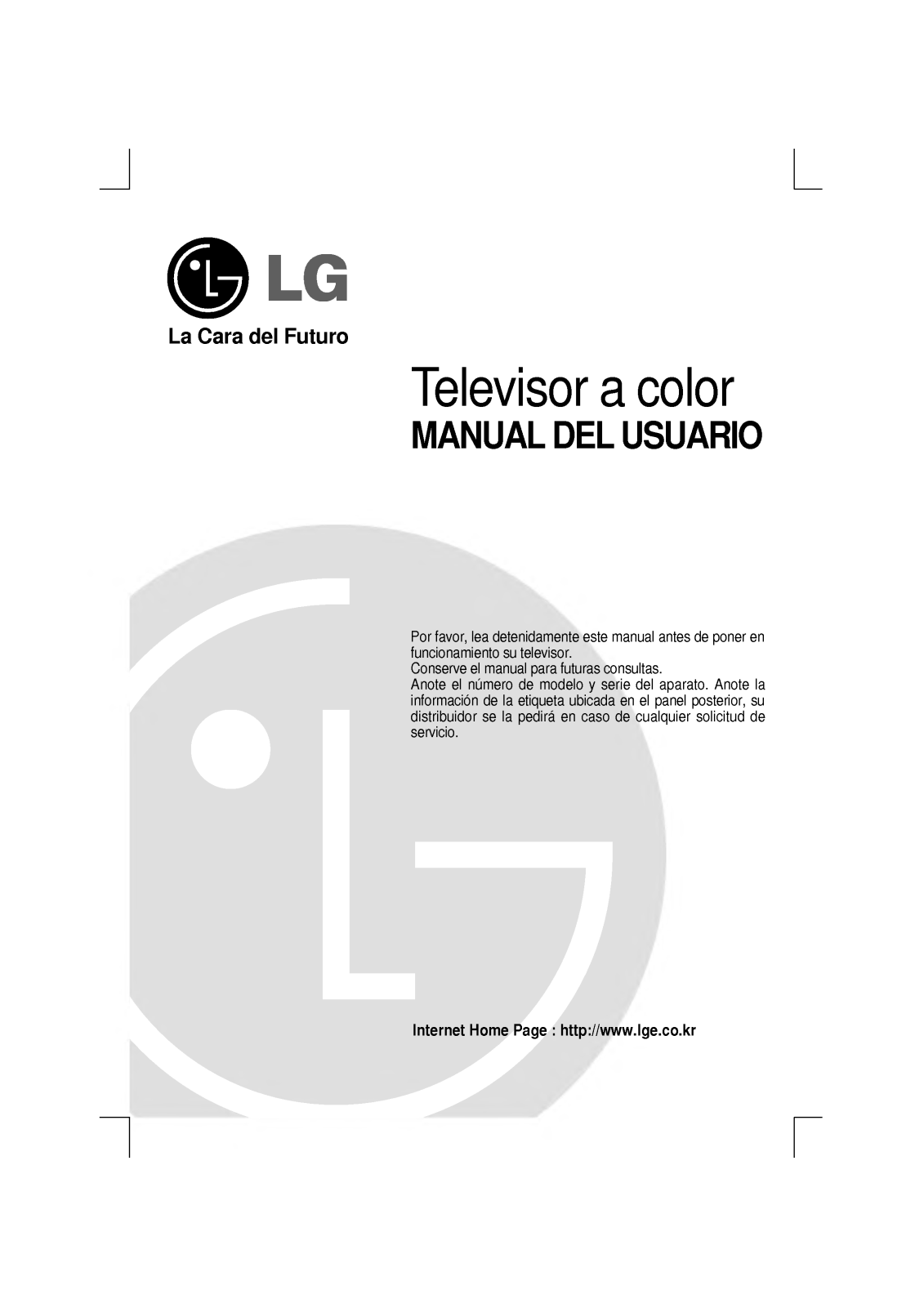 Lg CP-14F60 User Manual