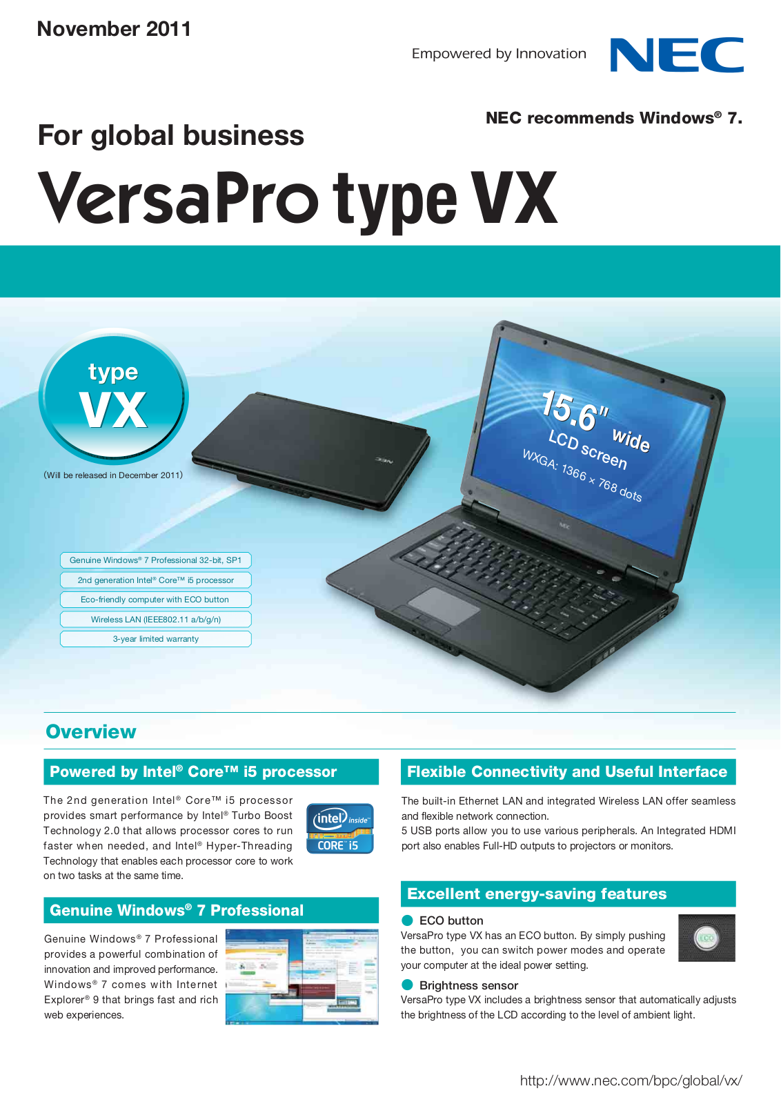 NEC VG25M/X-D, VC25M/X-D, VersaPro type VX VG25M/X-D, VersaPro type VX VC25M/X-D Specifications - ManualMachine.com