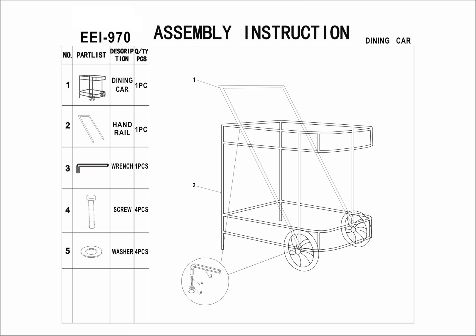 Modway FOW1831 Installation & Assembly - ManualMachine.com