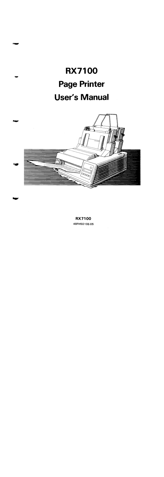 Fujitsu RX7100 User Manual