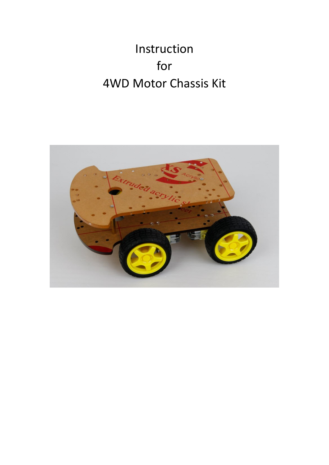 Datasheet ROBOT CAR KIT 02 Datasheet (FREI) - ManualMachine.com