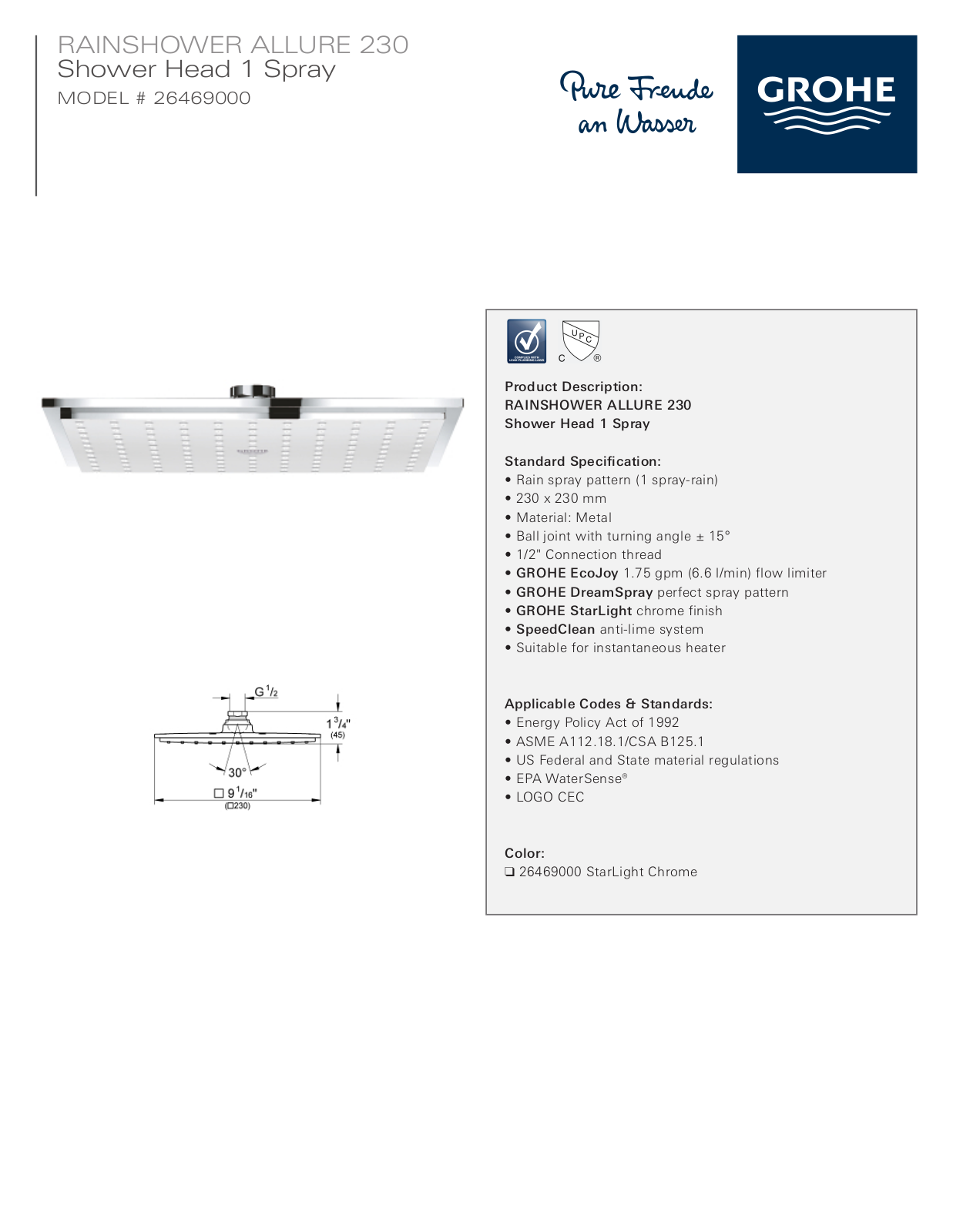 GROHE HBZM1619 Specifications - ManualMachine.com