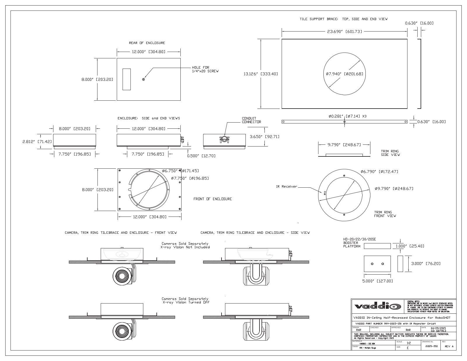 Vaddio 999-2225-150 Users Manual