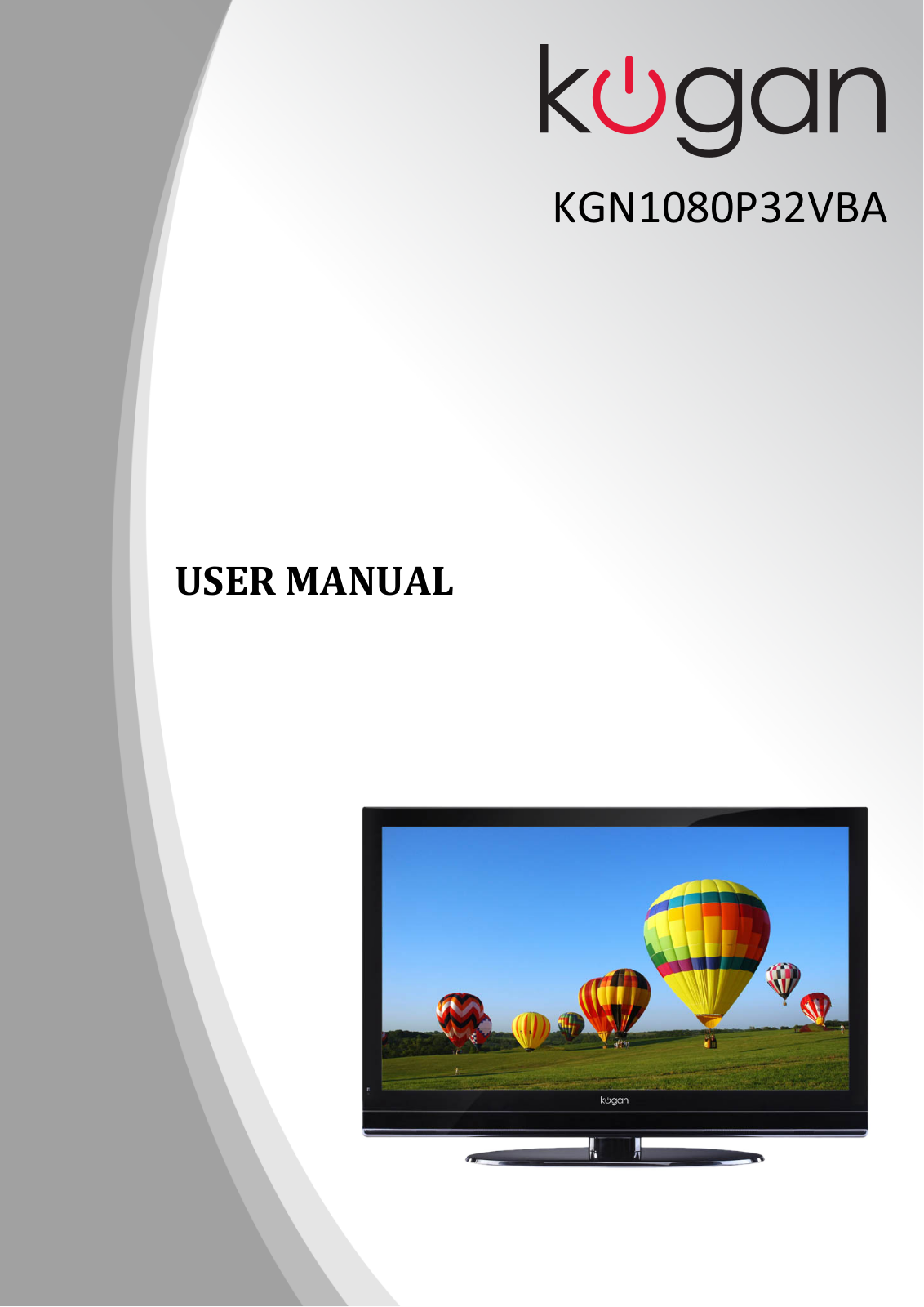 Kogan KGN1080P32VBA Instruction Manual