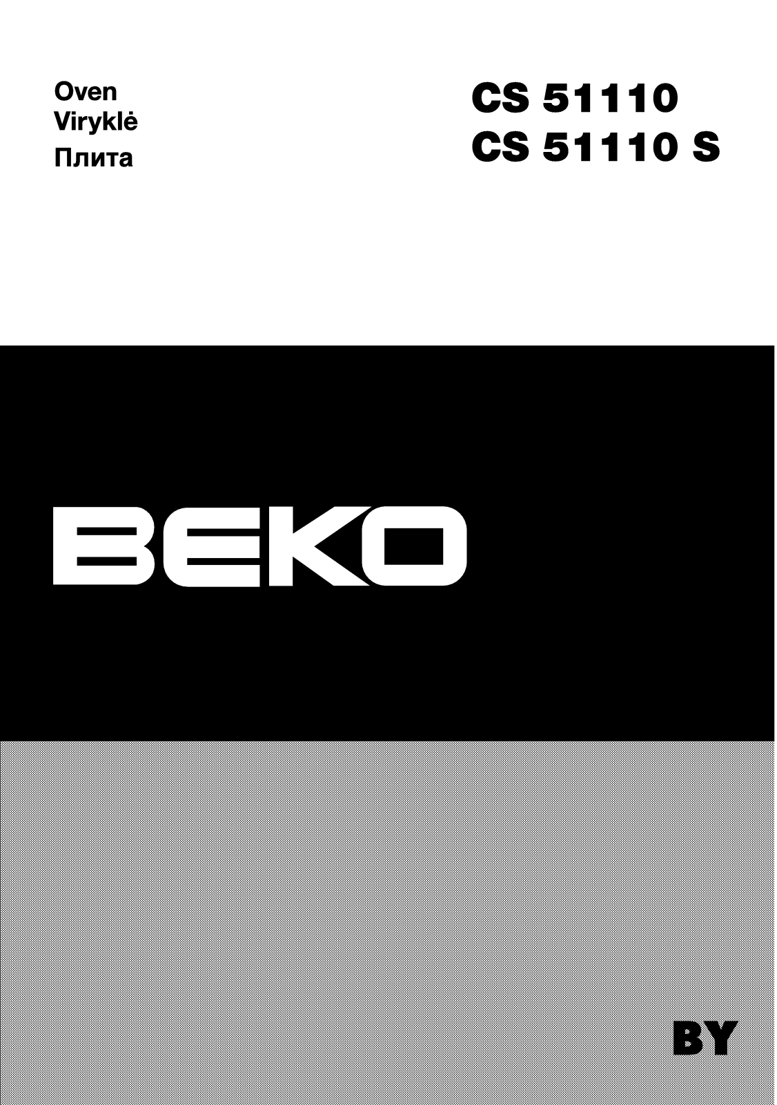 Beko CS51110, CS51110S User manual