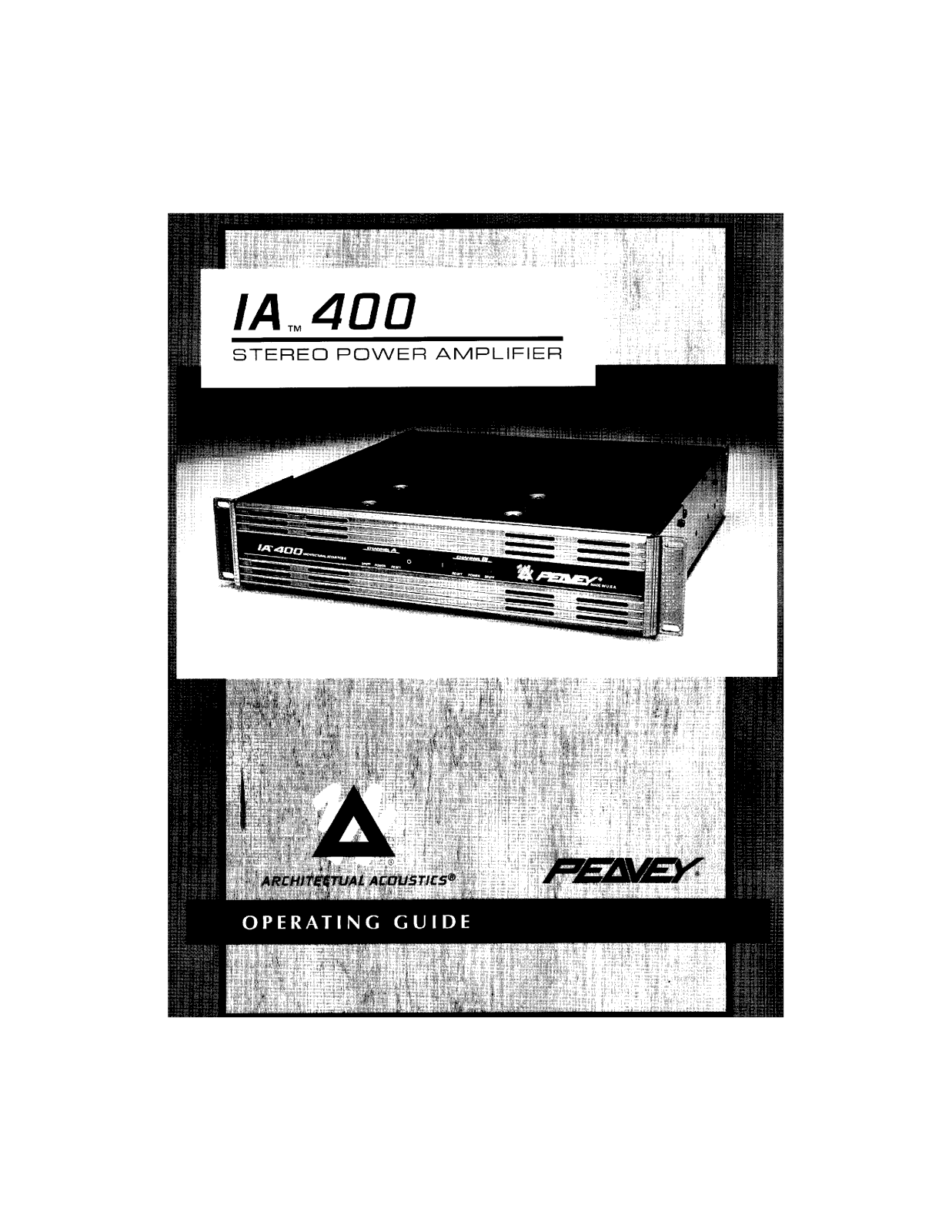 Peavey IA 400 User Manual