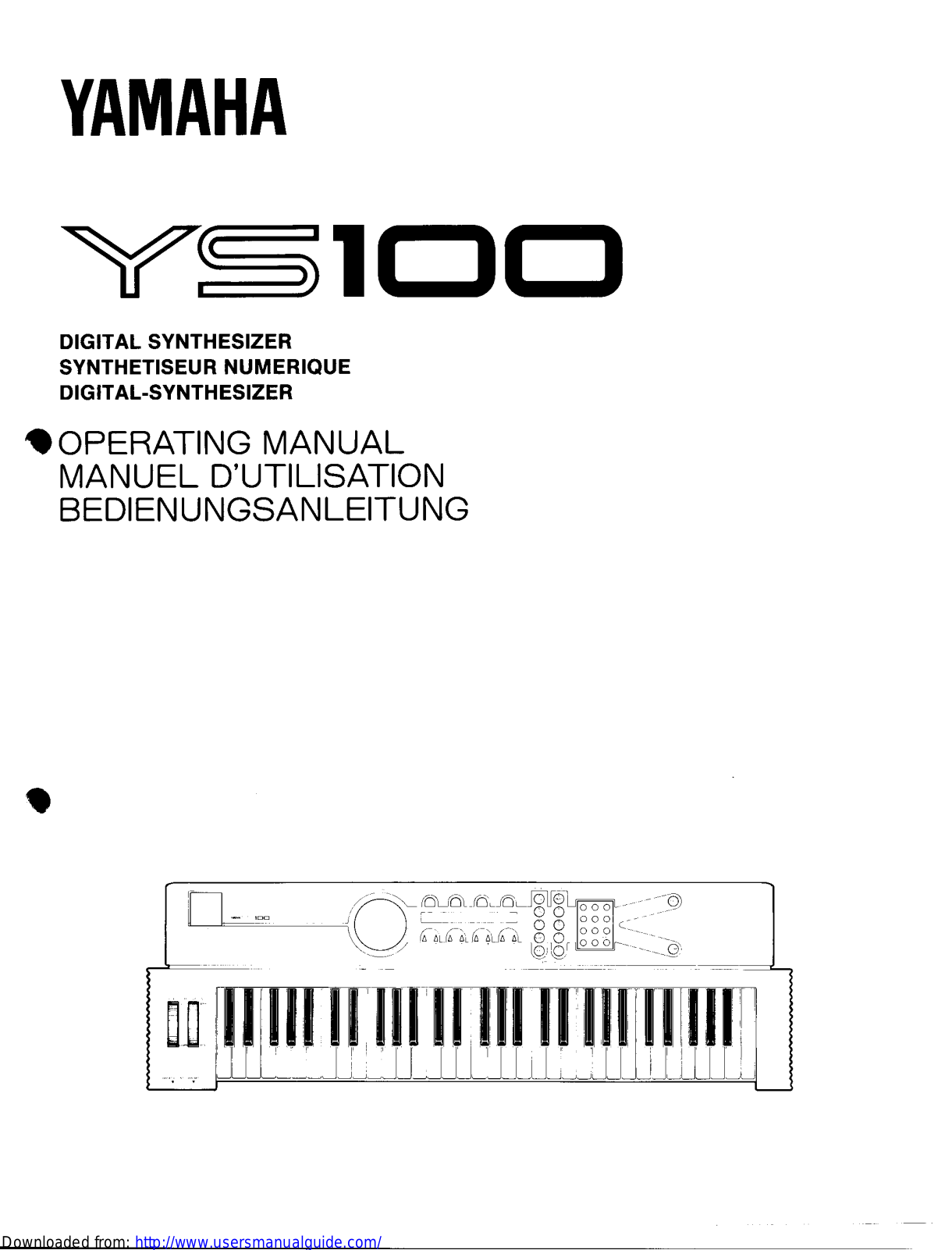 Yamaha Audio YS100 User Manual