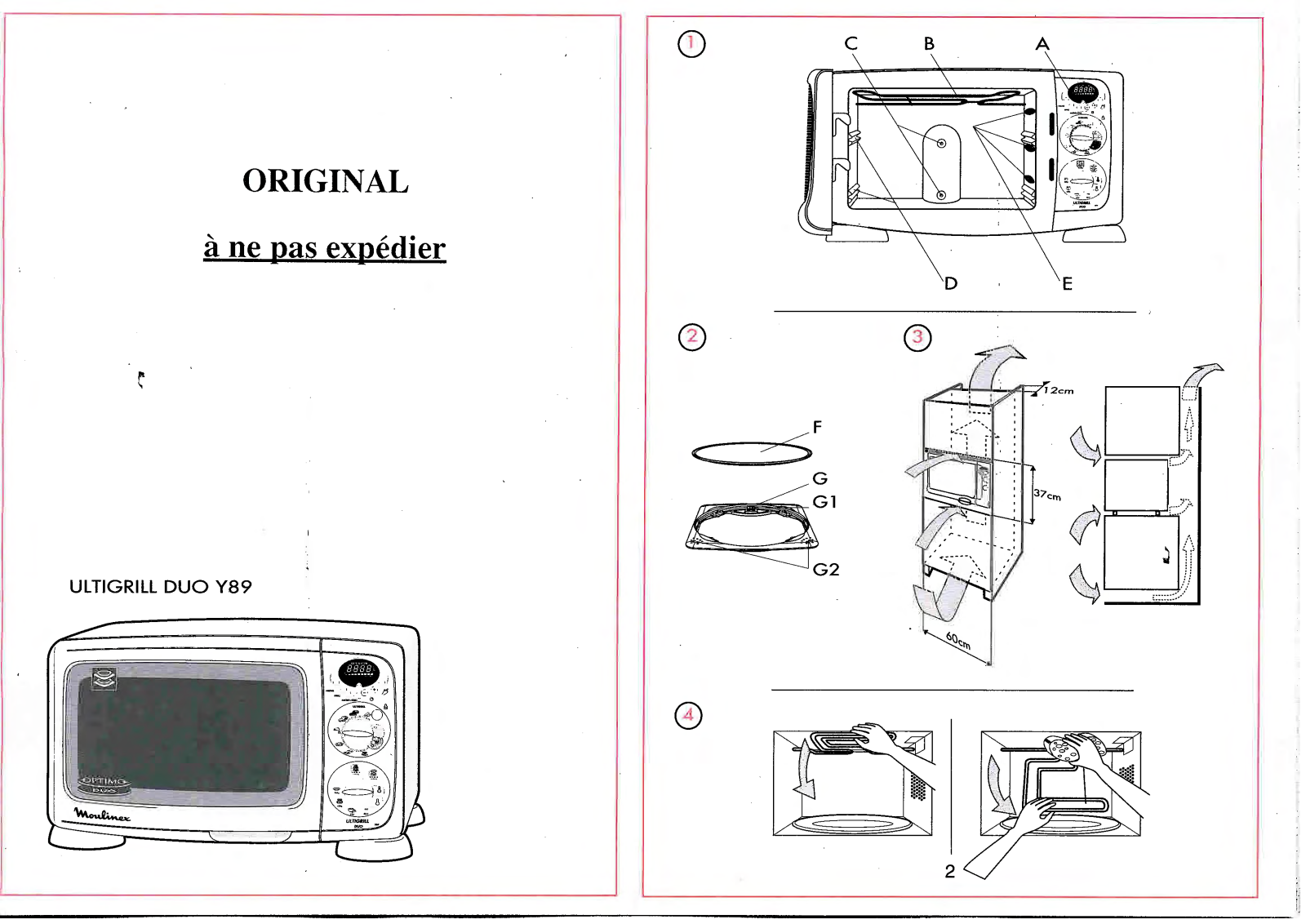 MOULINEX Y89 User Manual