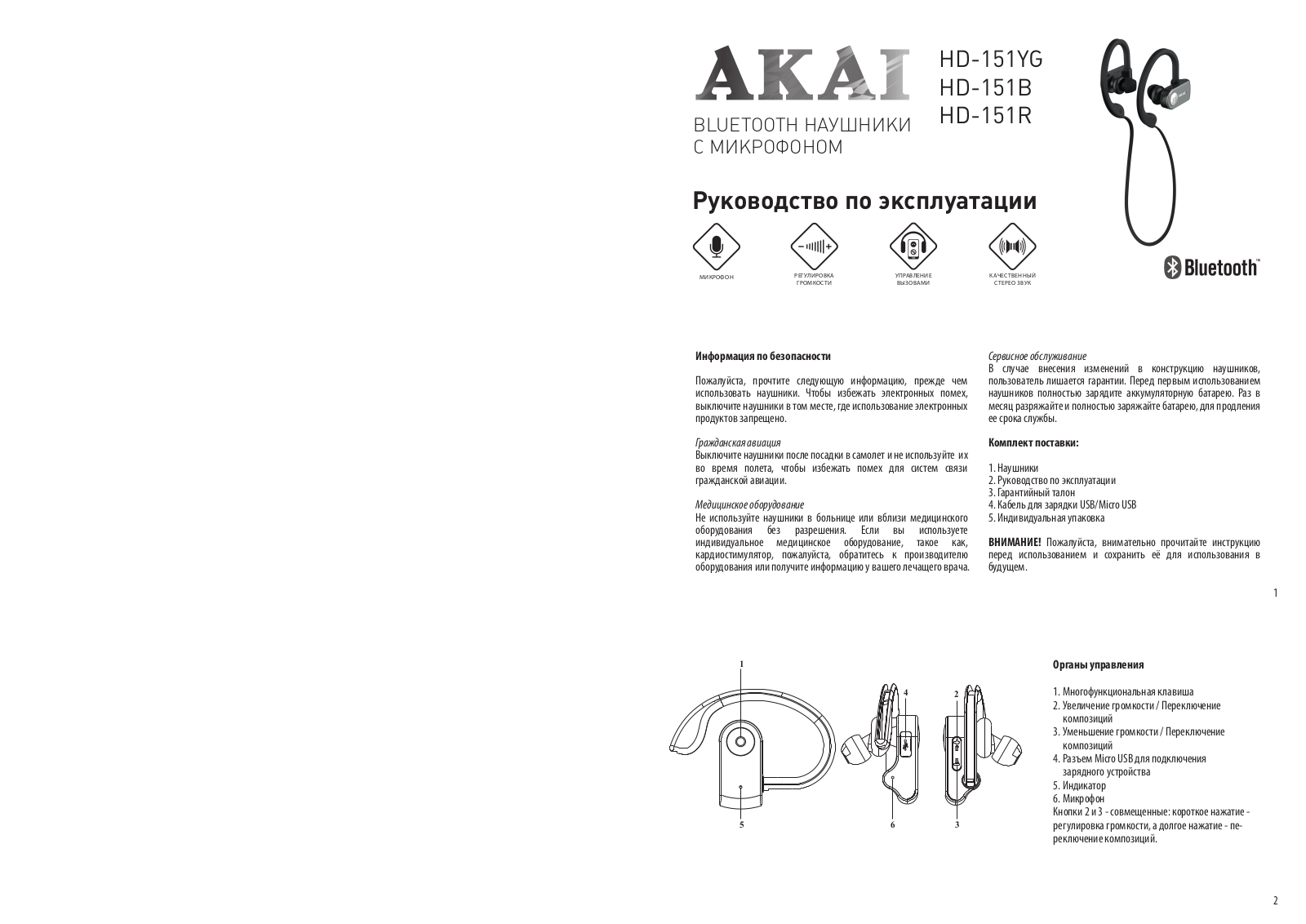 Akai HD-151YG User Manual