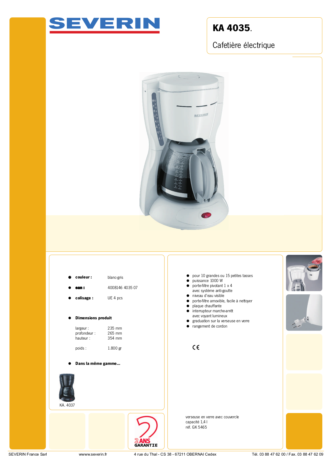 SEVERIN KA 4035 User Manual