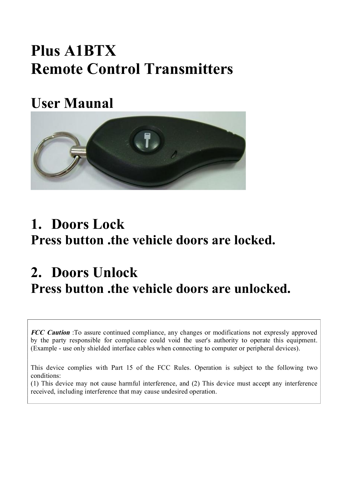 Nutek ATFE Users Manual