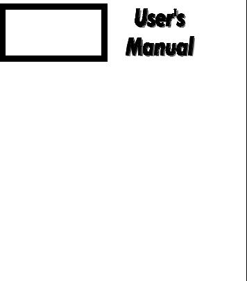 Moog PIANOBAR User Manual