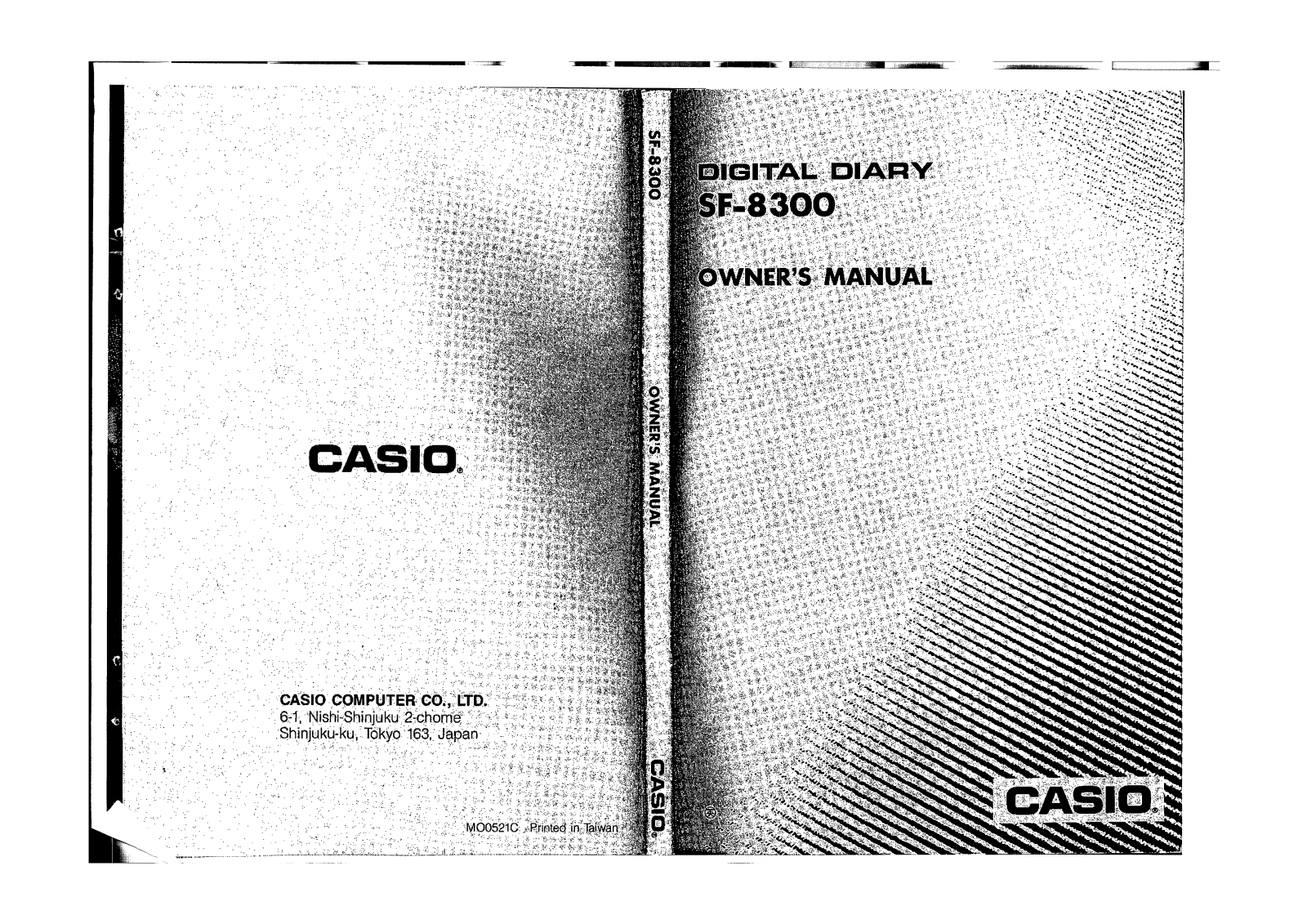 CASIO SF-8300 User Manual