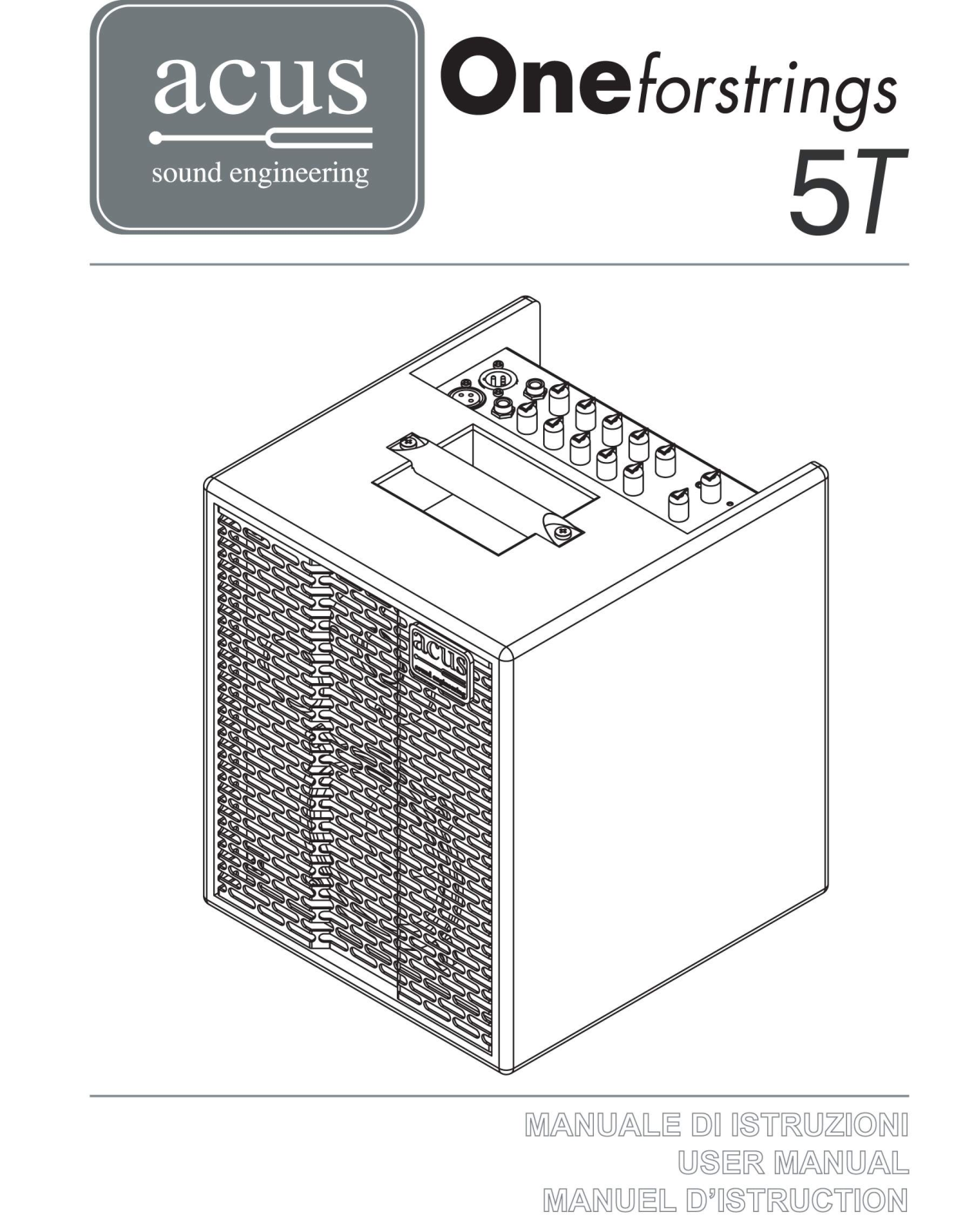 Acus One-Forstrings-5T User manual