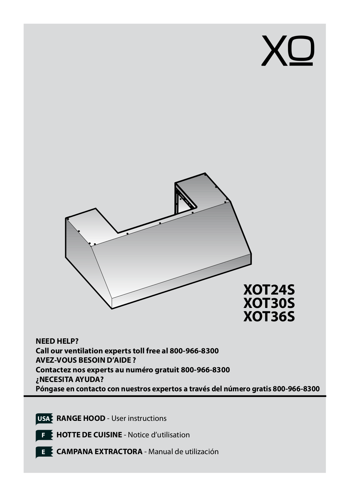 XO XOT36S User Manual