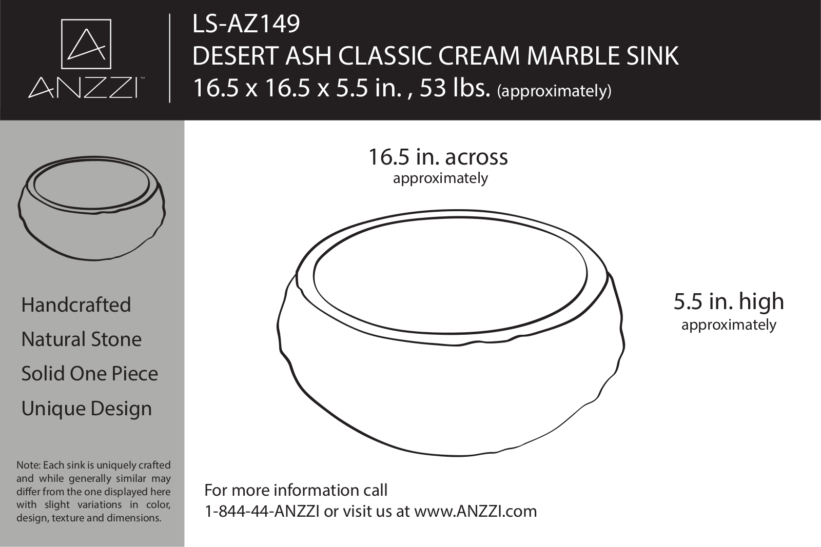 ANZZI ANZI1074 Specifications - ManualMachine.com