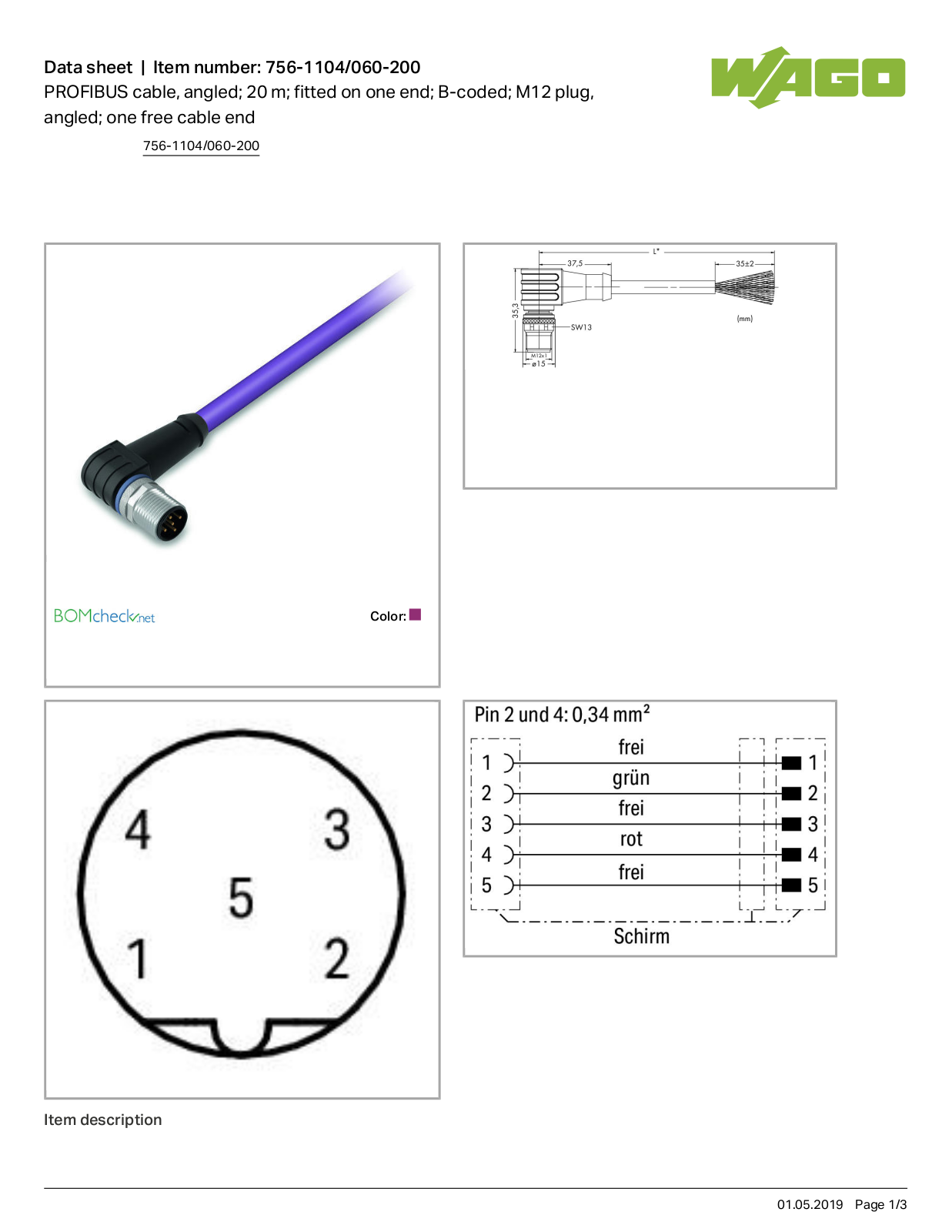 Wago 756-1104/060-200 Data Sheet