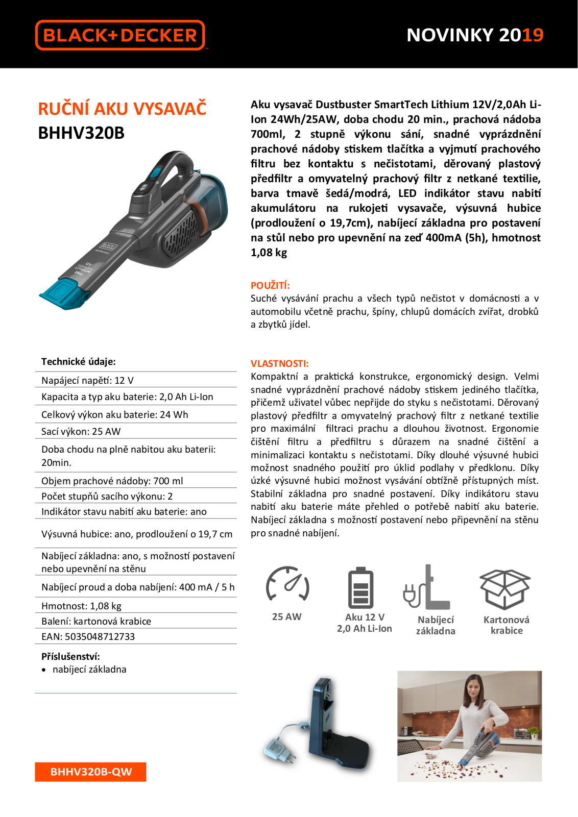 Black-Decker BHHV320B User Manual