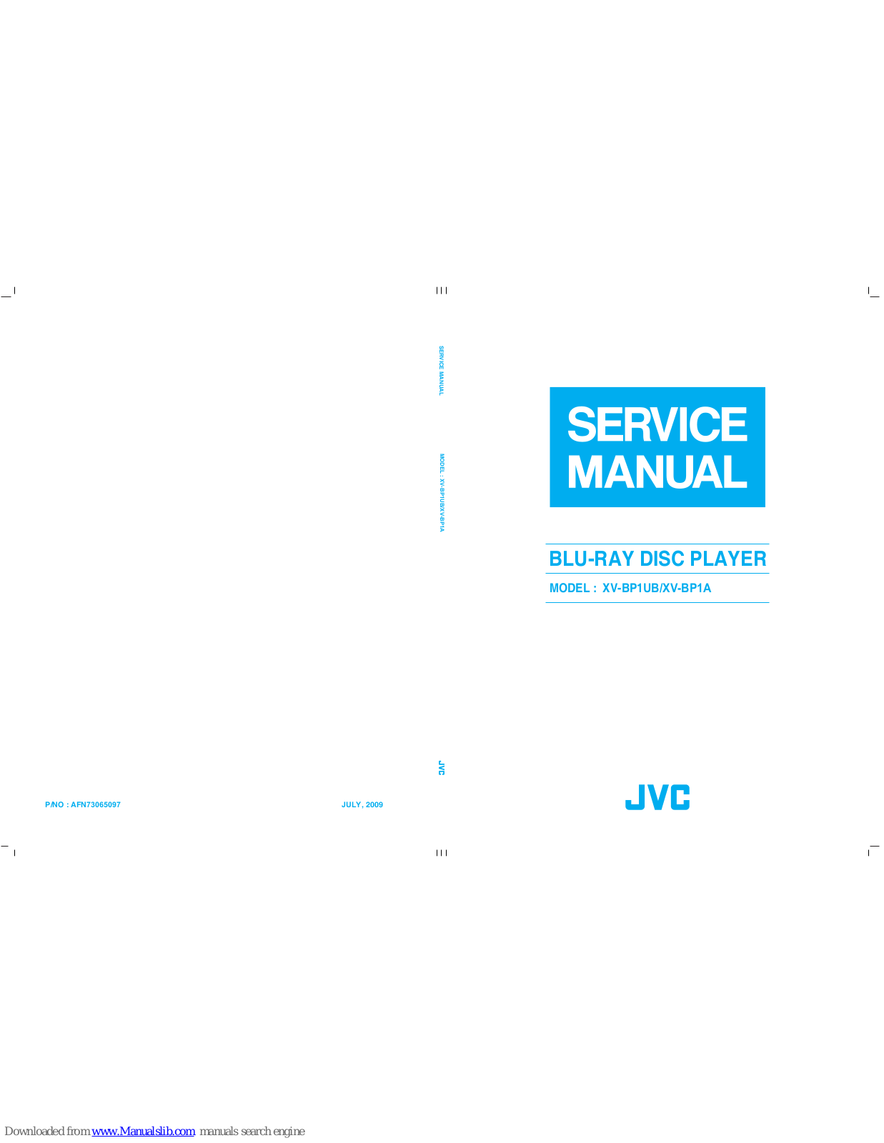 JVC XV-BP1A, XV-BP1B, XV-BP1EN, XV-BP1EE, XV-BP1E Service Manual