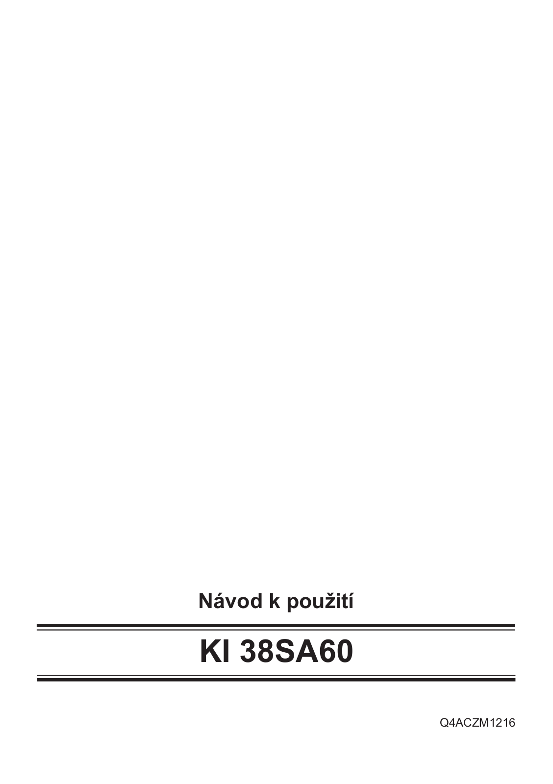 Siemens KI38SA60 User Manual