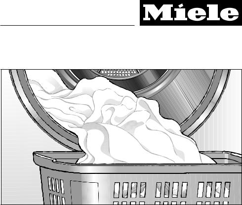 Miele T Swiss Edition Instructions Manual