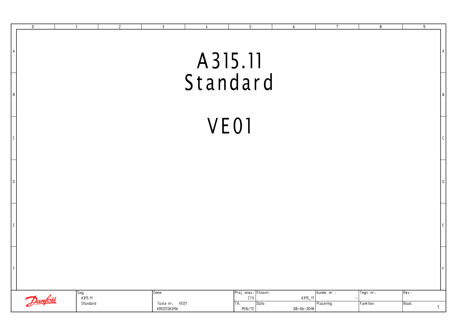 Danfoss A 315.11 Fact sheet