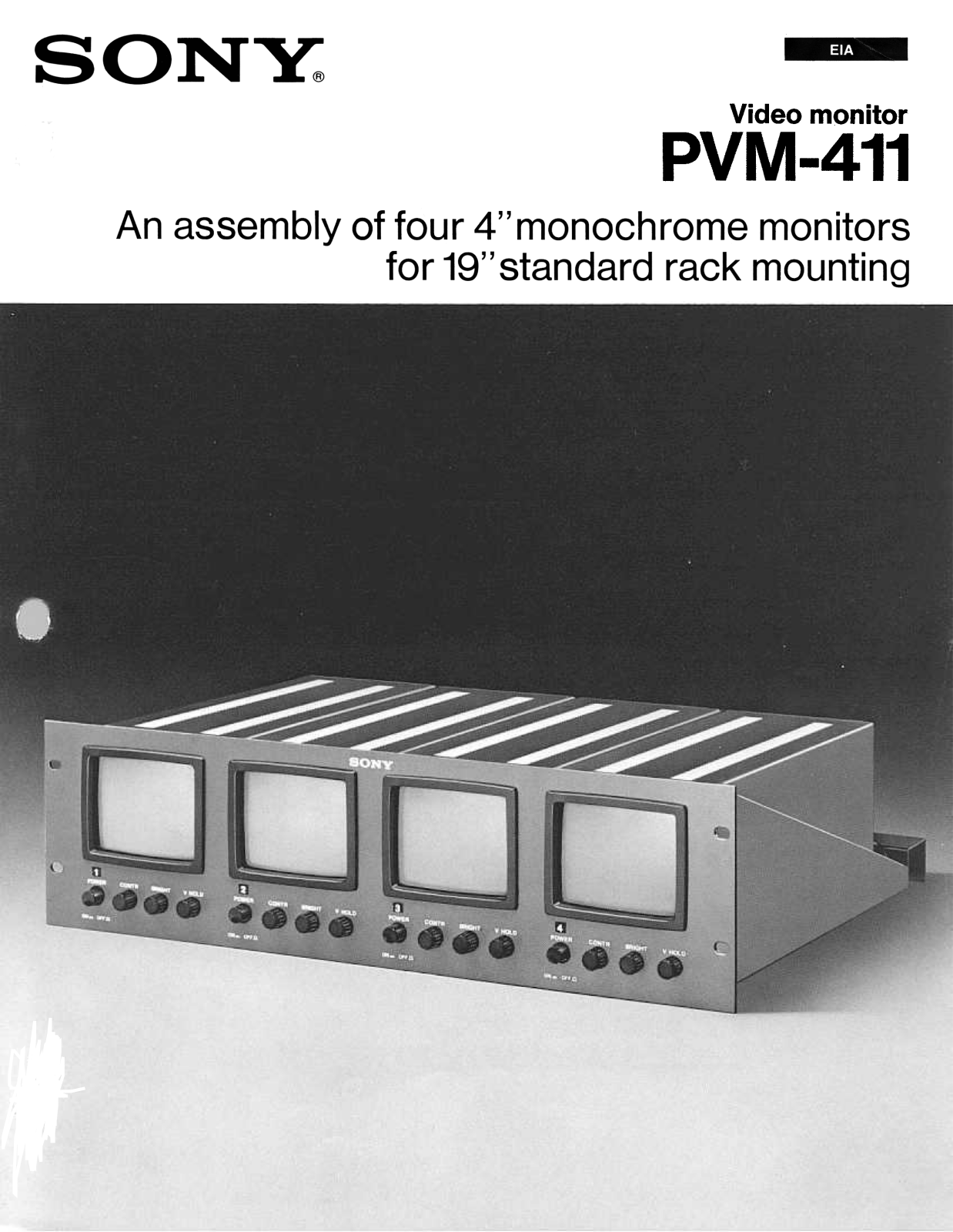 Sony PVM-411 Service Manual