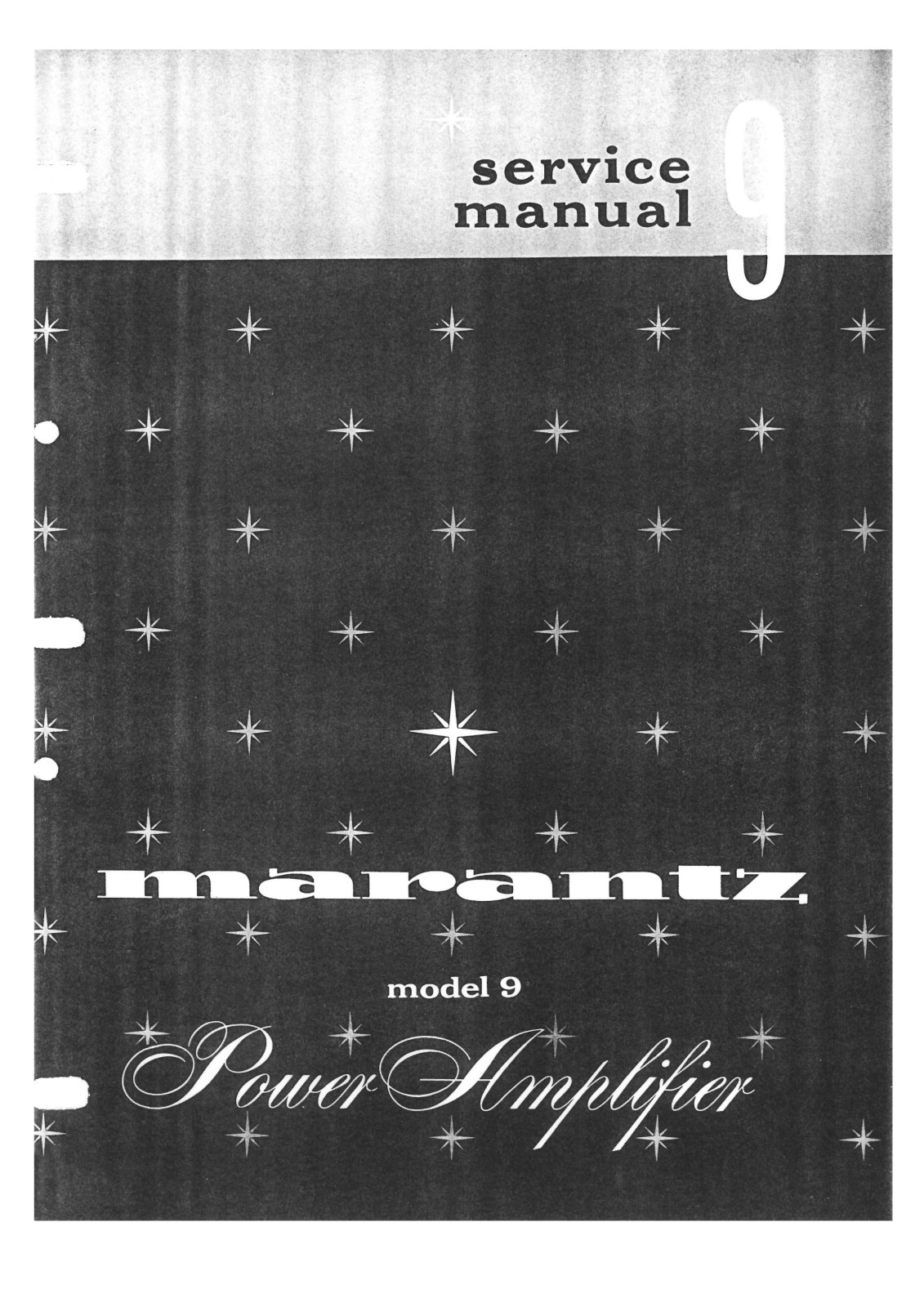 Marantz 9 Service manual