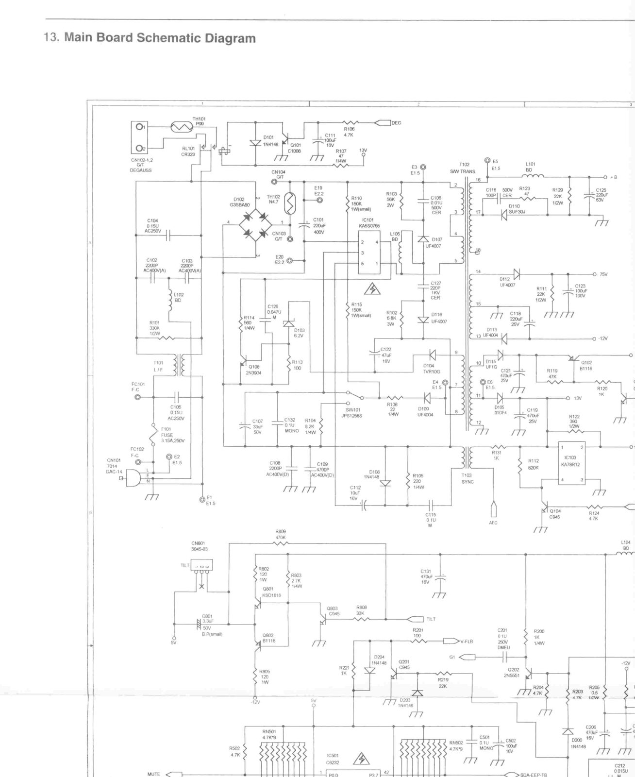 HANSOL E17CL Schematic