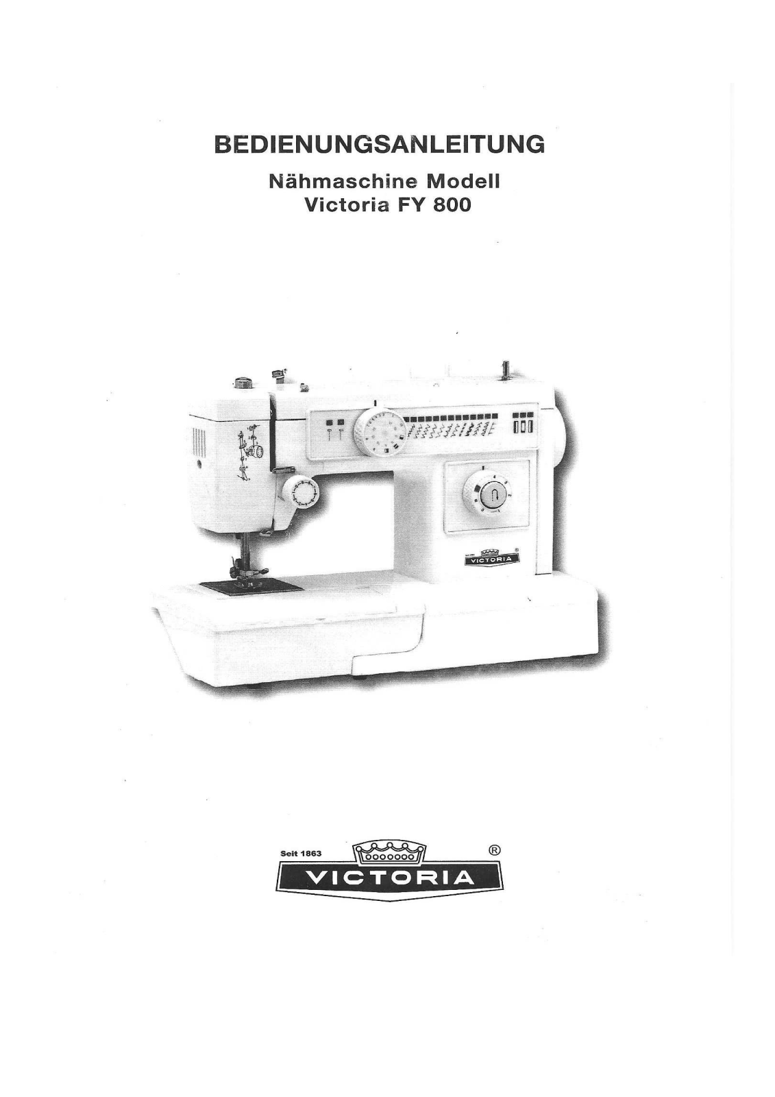 Victoria FY800 User Manual