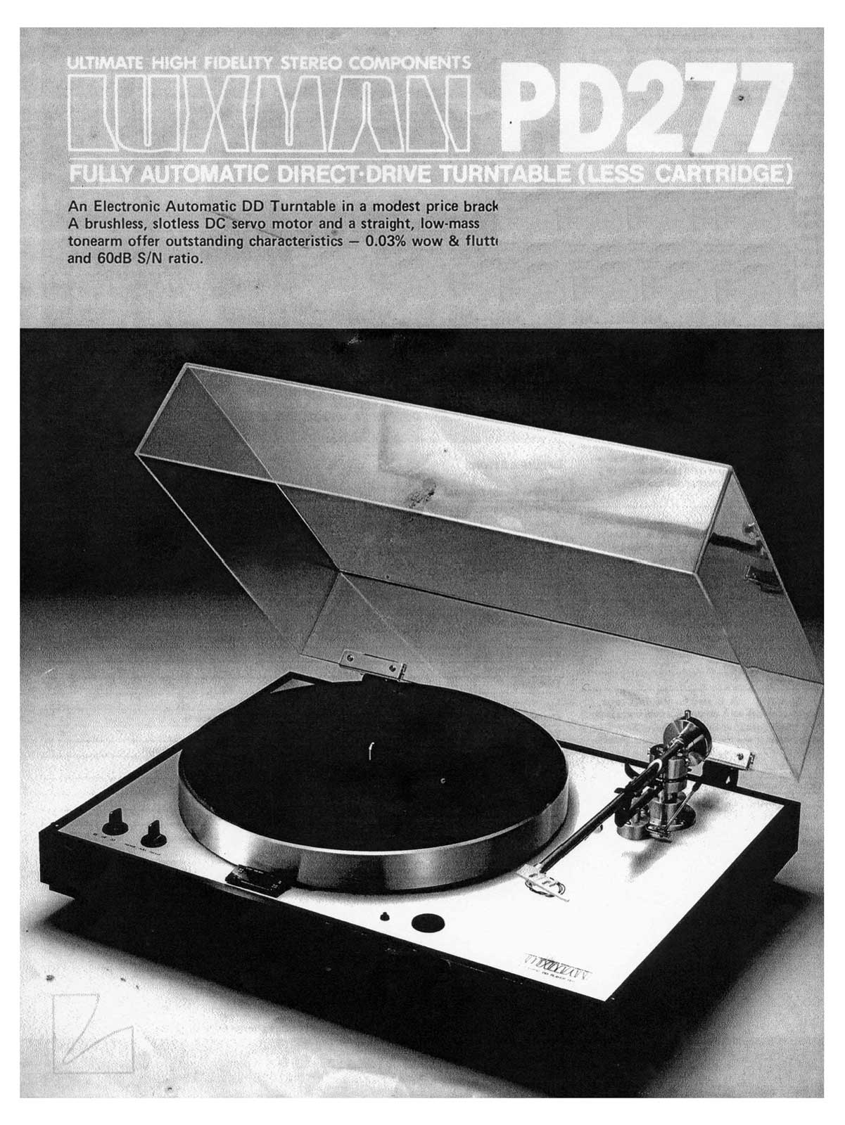 Luxman PD-277 Brochure