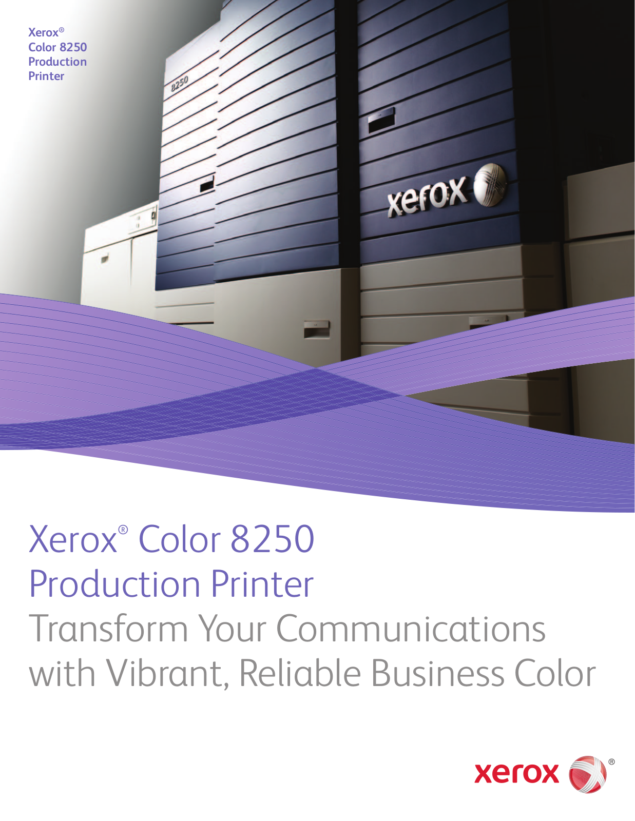 Xerox Color 8250 Brochure